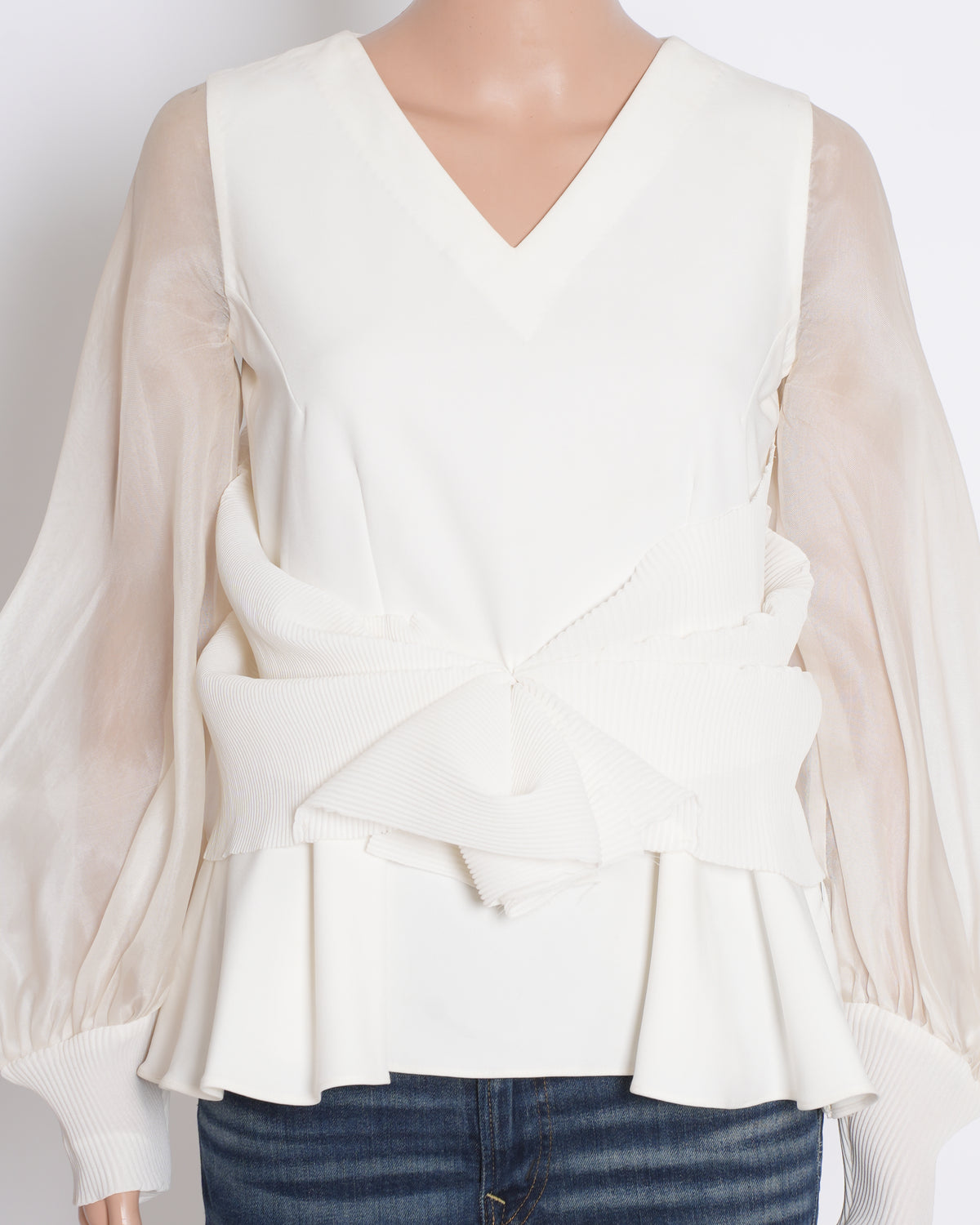 Renasci by Ritika arya jain white top