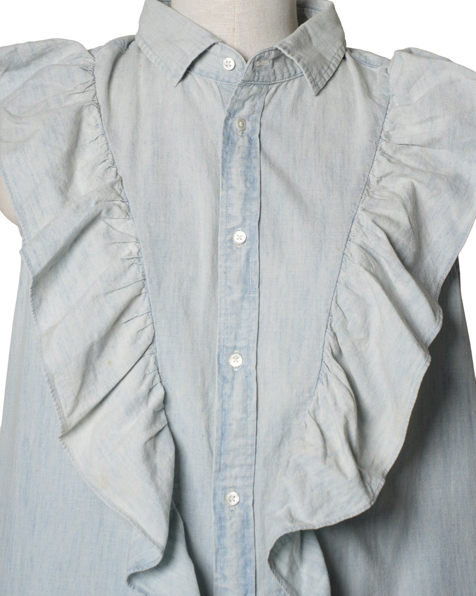 Polo Ralph Lauren Sleeveless Ruffle Shirt