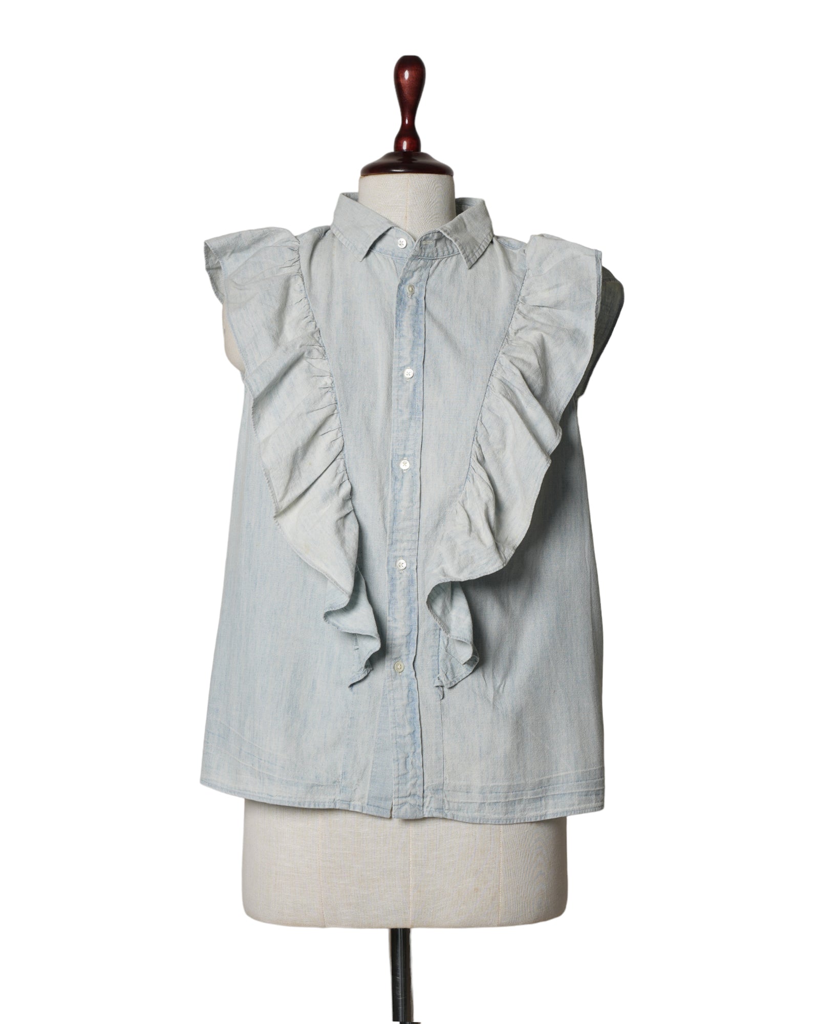 Polo Ralph Lauren Sleeveless Ruffle Shirt