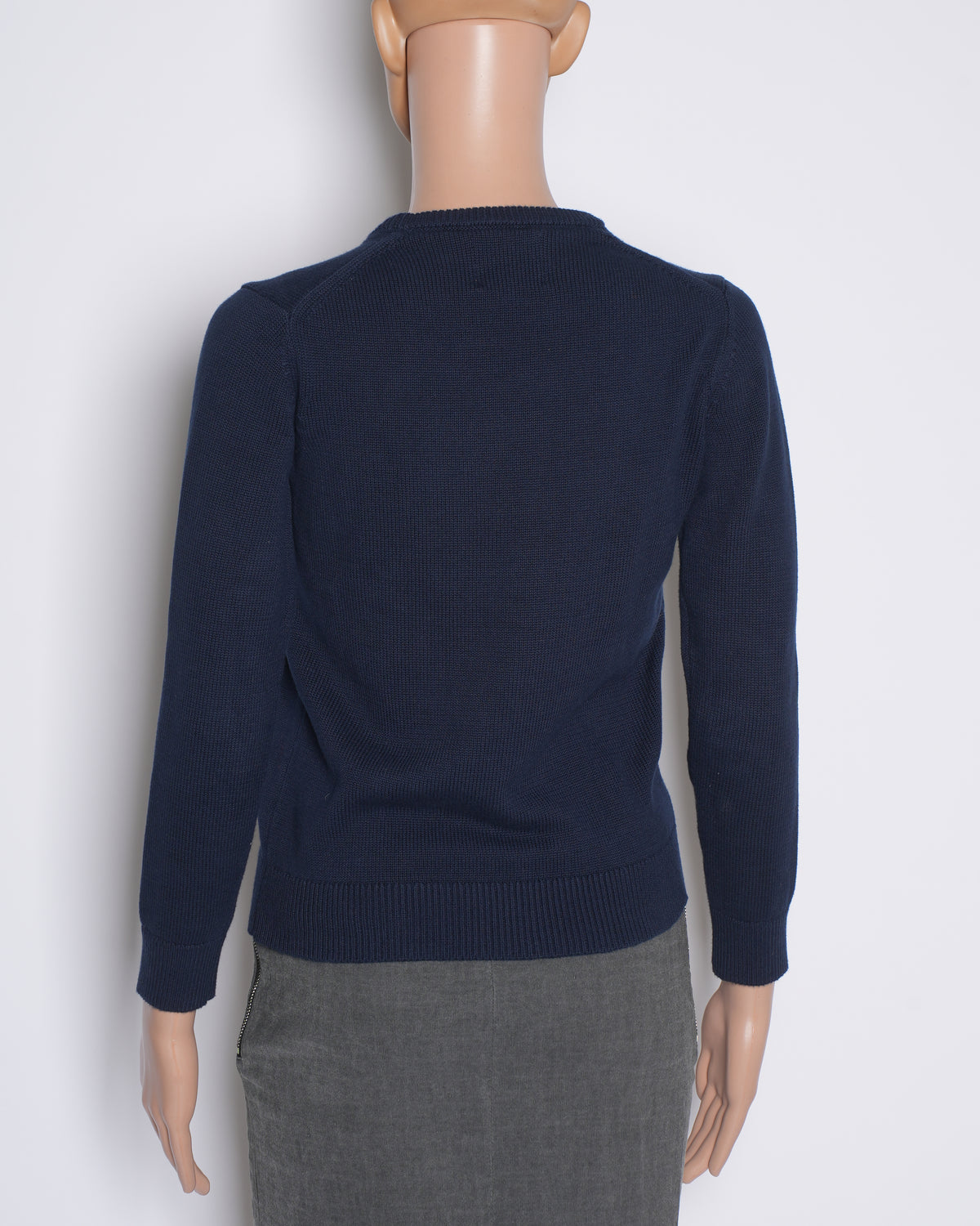 Hackett Navy Blue Polo Bear Sweater