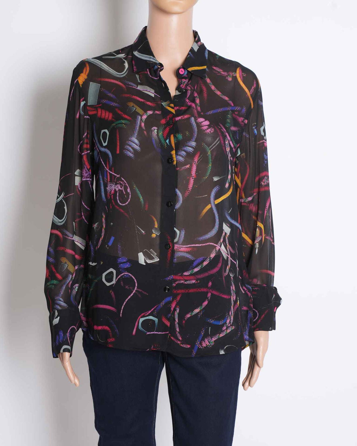 Paul smith sheer printed shirt