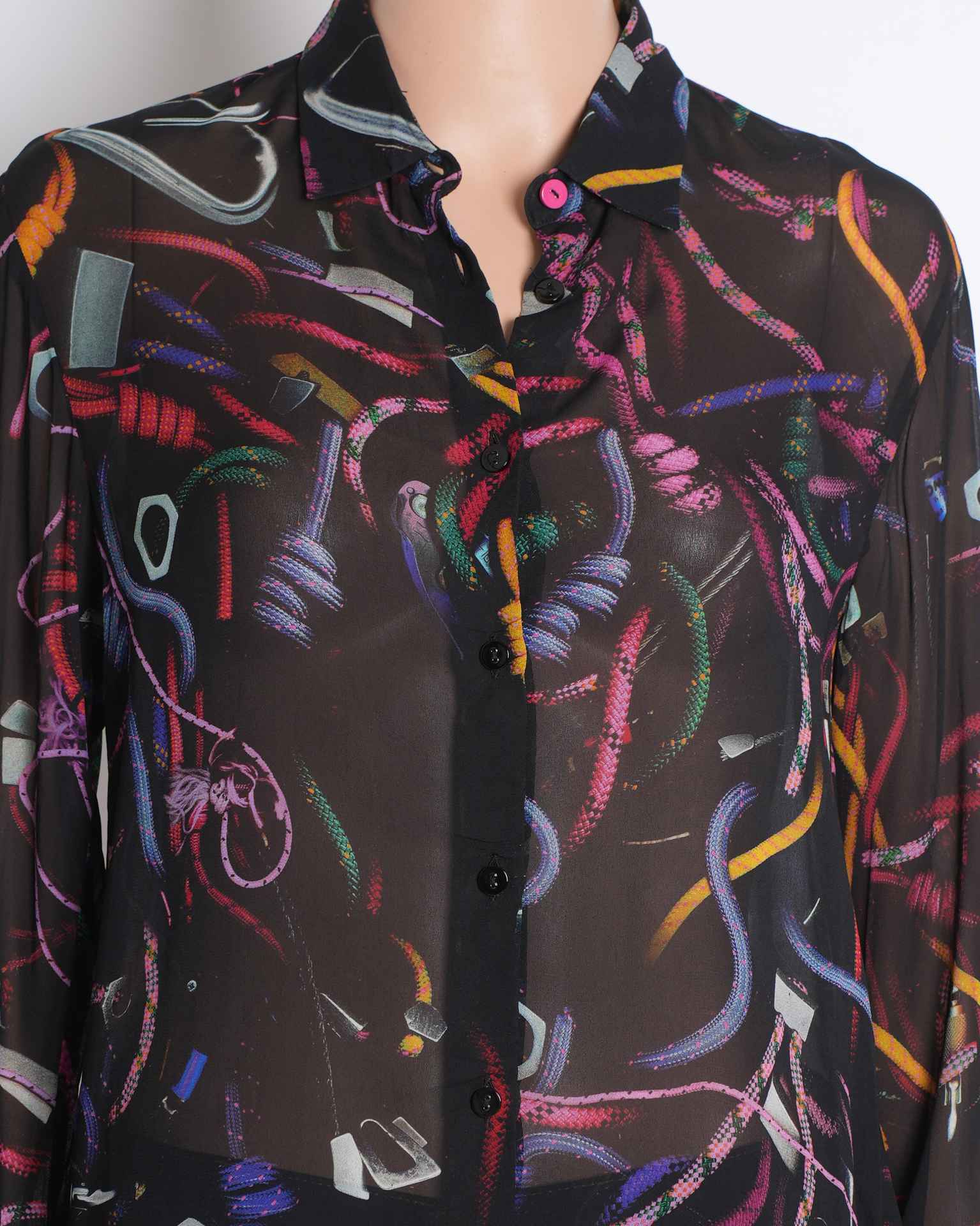 Paul smith sheer printed shirt