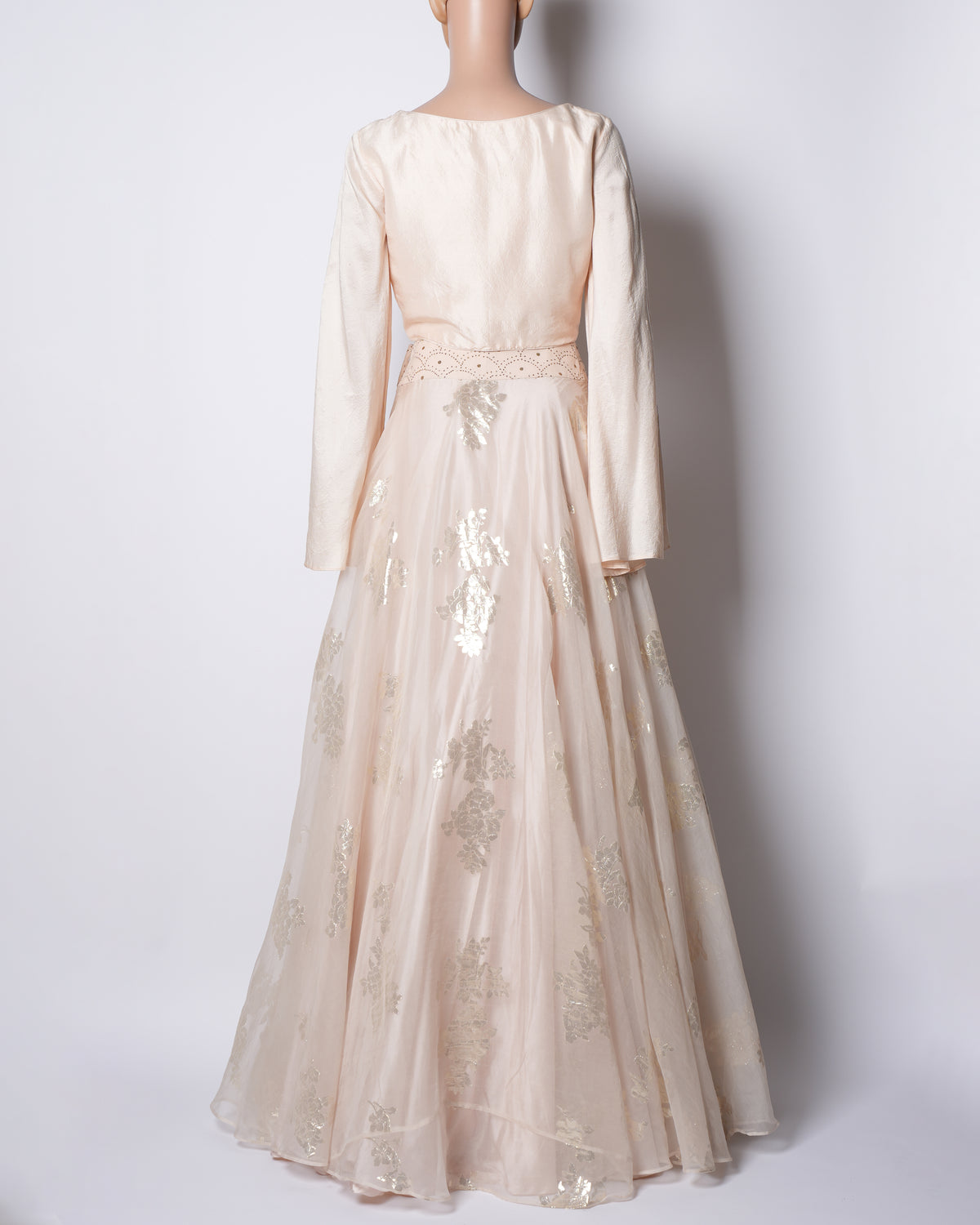 Matsya Lehenga Set In Peach