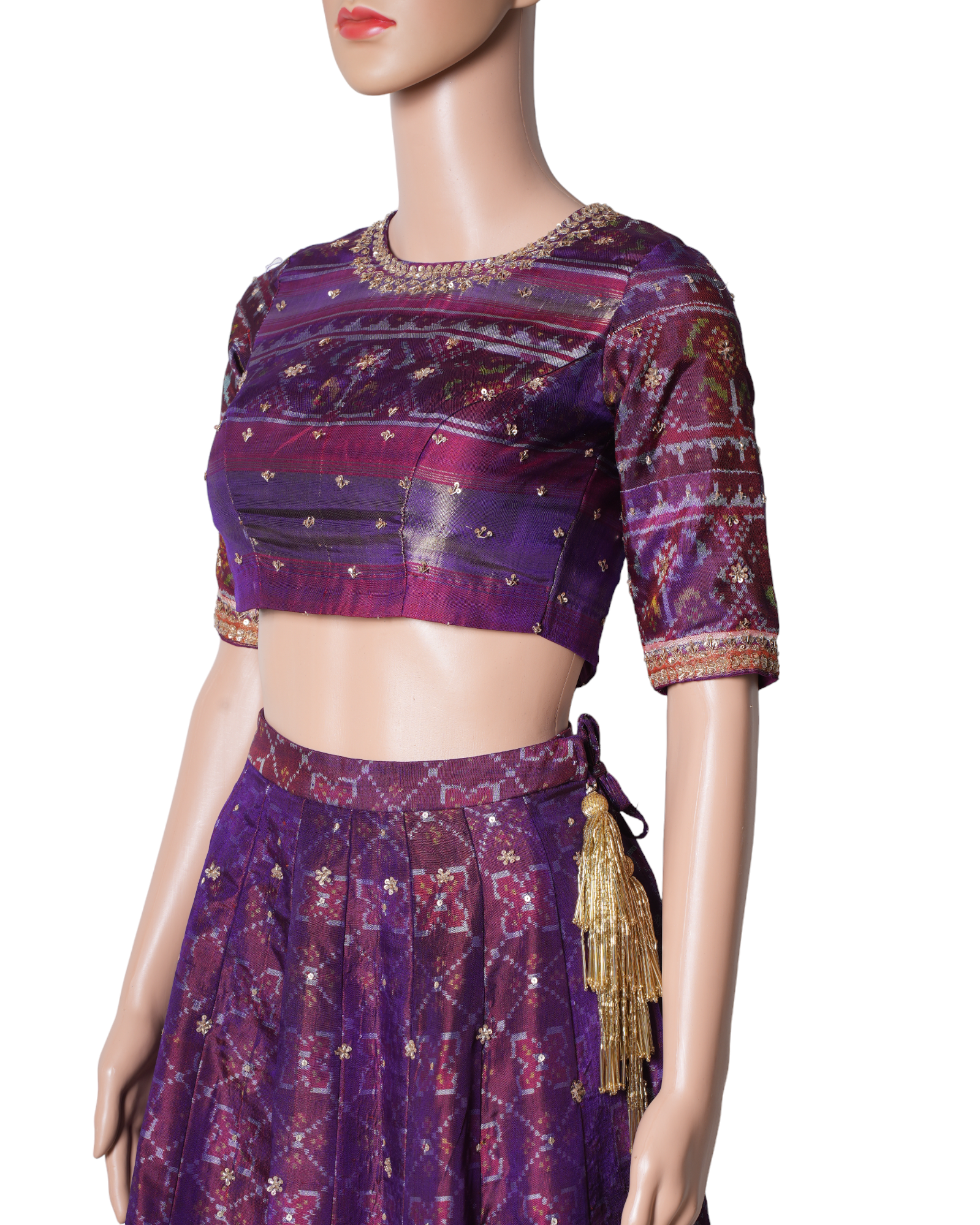 Ayesha Coture Purple Lehenga