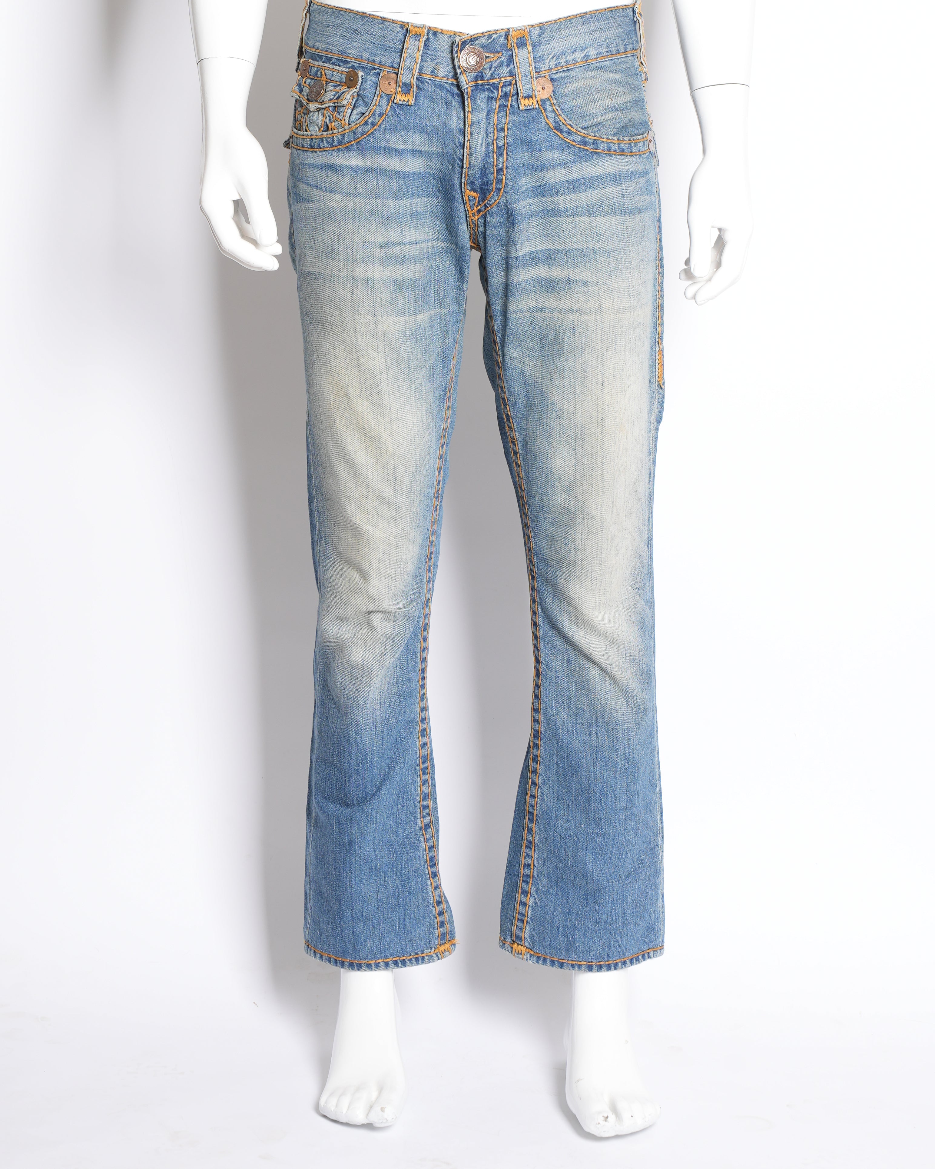 True religion ricky relaxed straight jeans