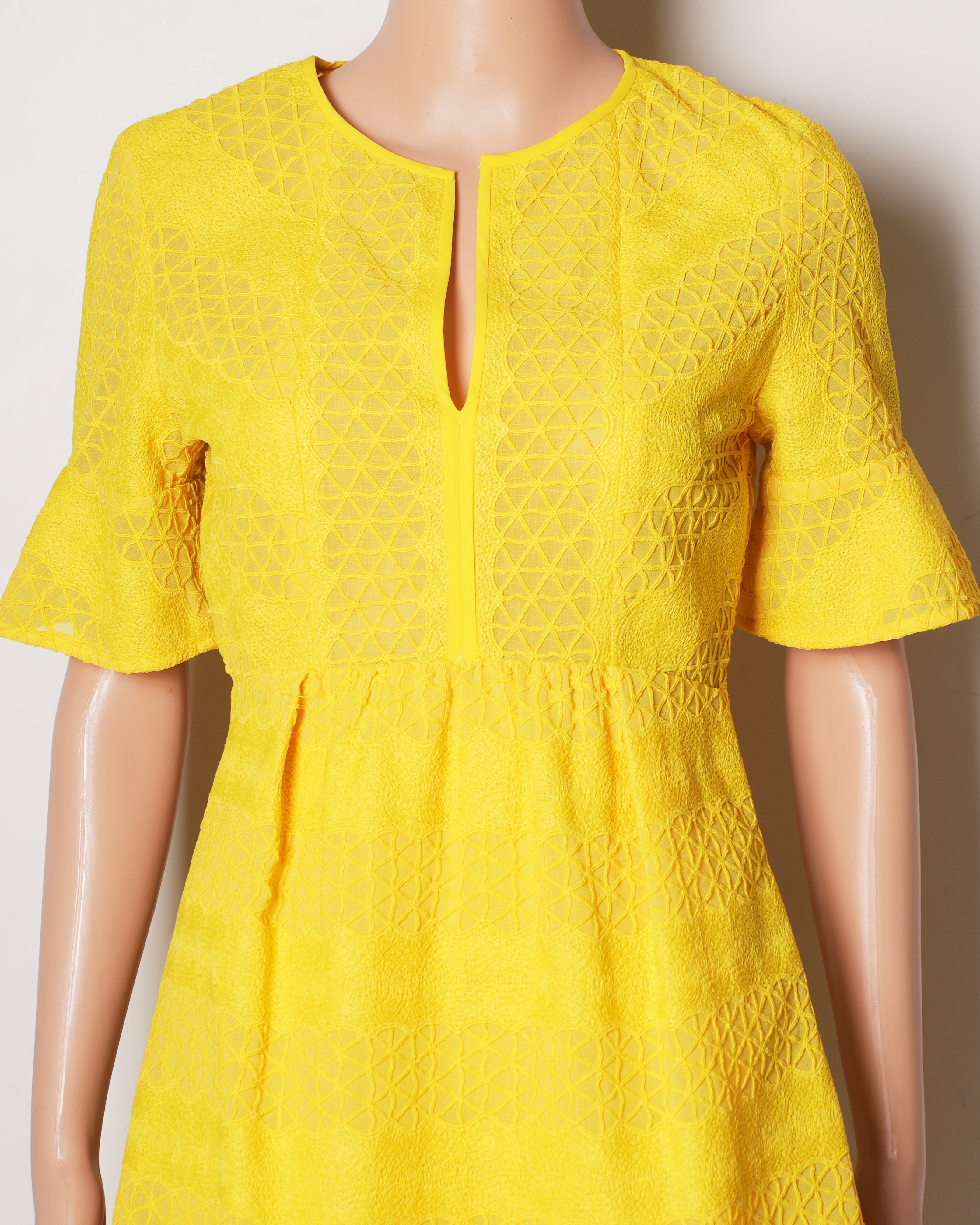 New Sandro Yellow Dress