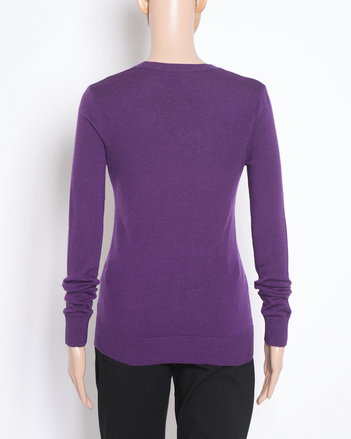 Ralph Lauren V-Neck Sweater in Purple
