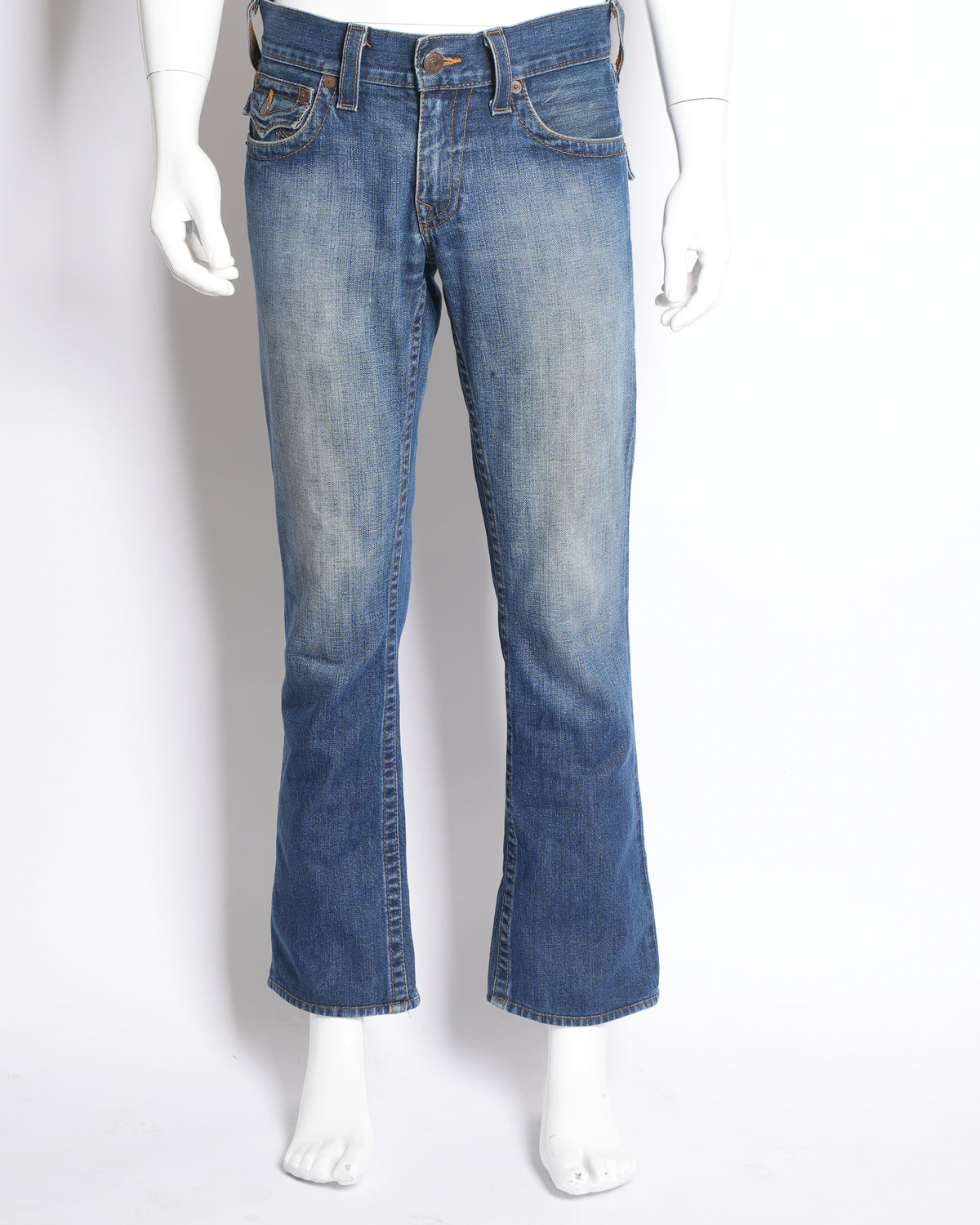 True religion world tour ricky relaxed straight blue jeans