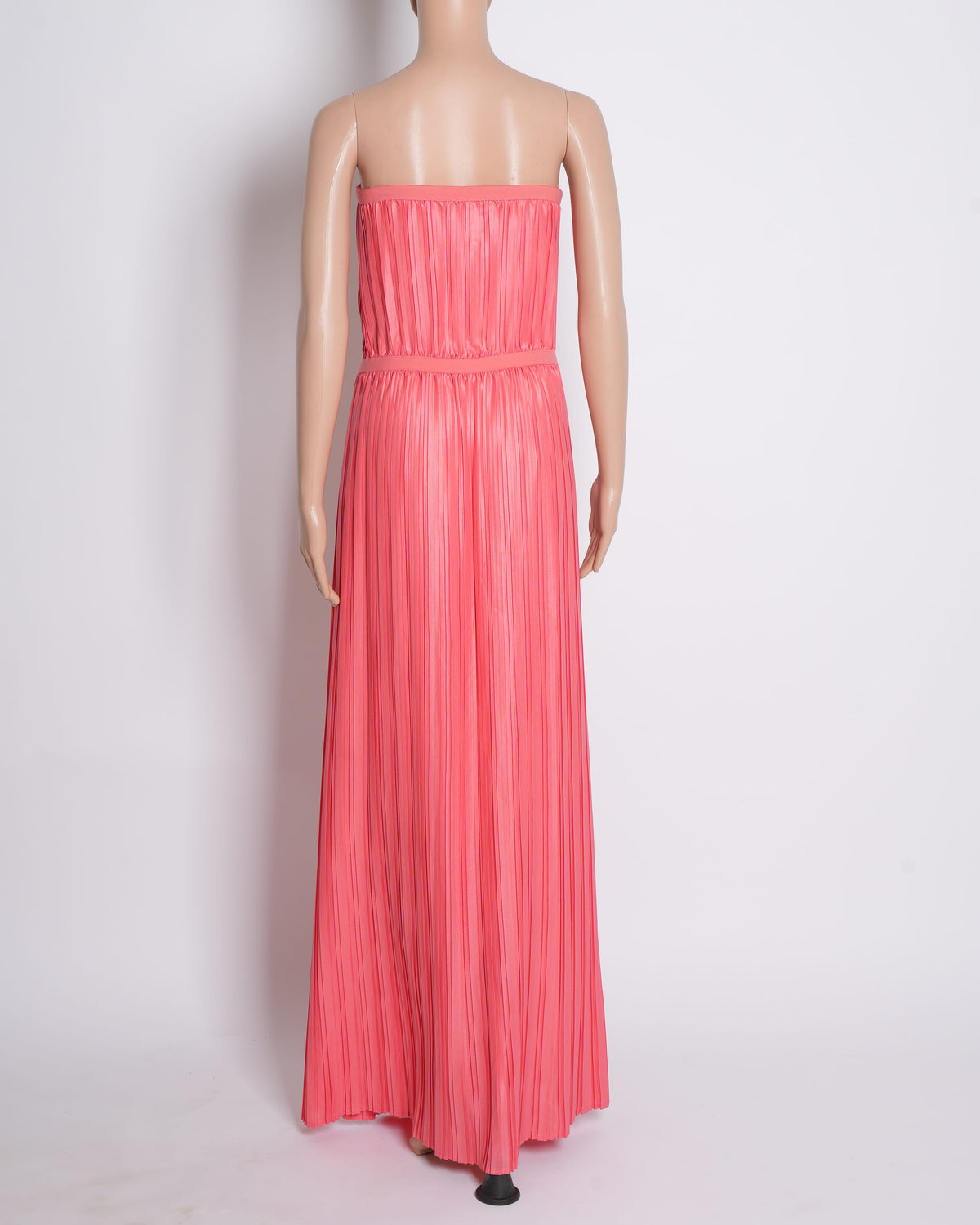 BCBG Strapless Dress in Peach