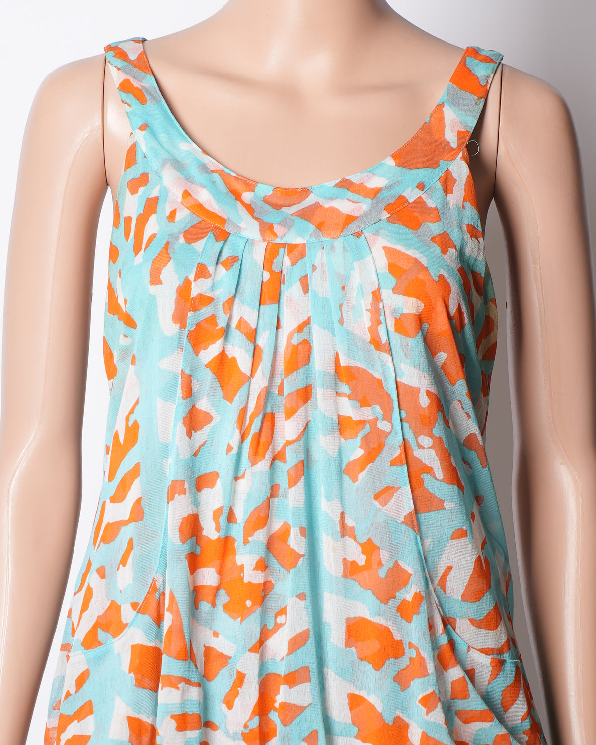 DVF Vibrant Printed Silk Top