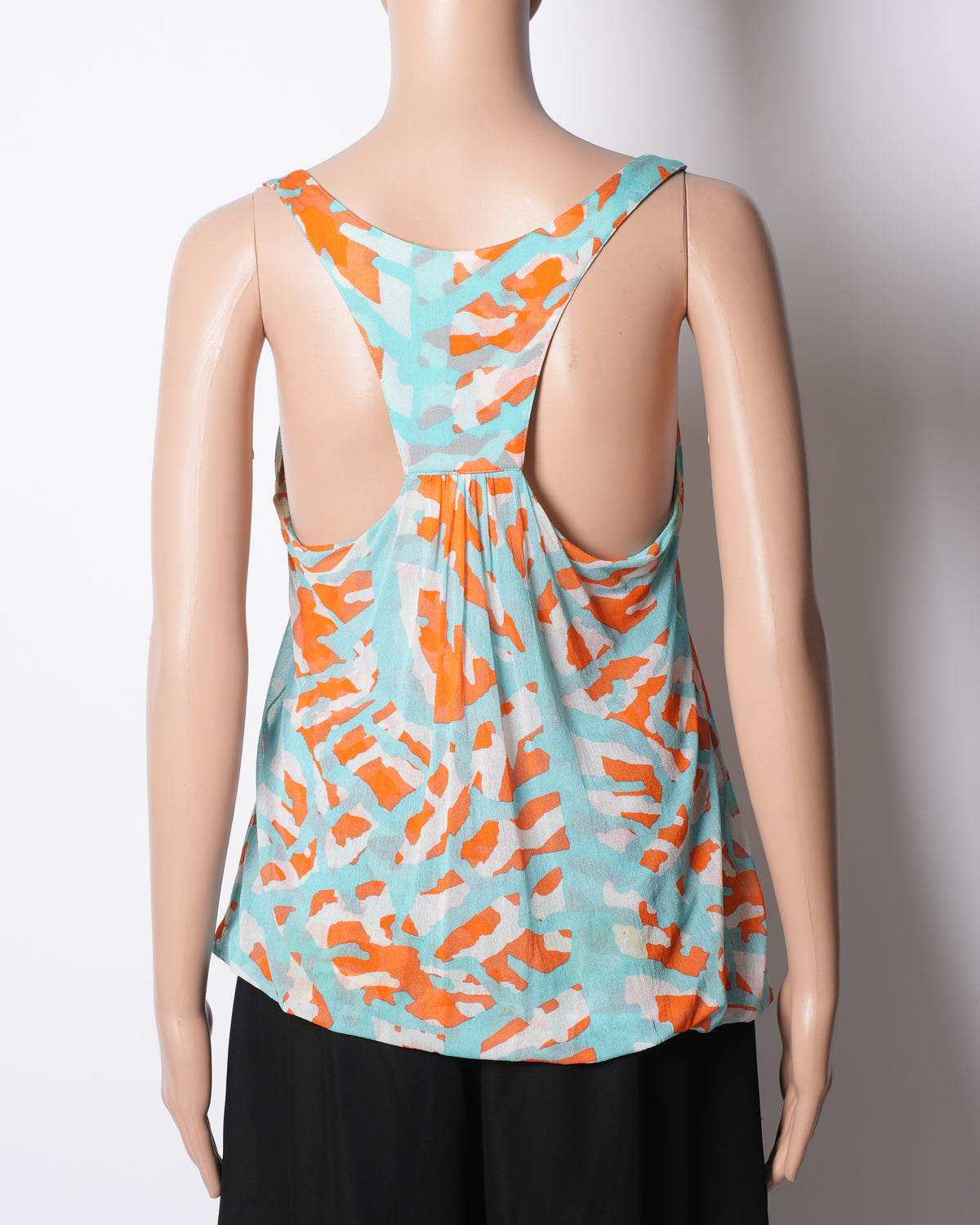 DVF Vibrant Printed Silk Top