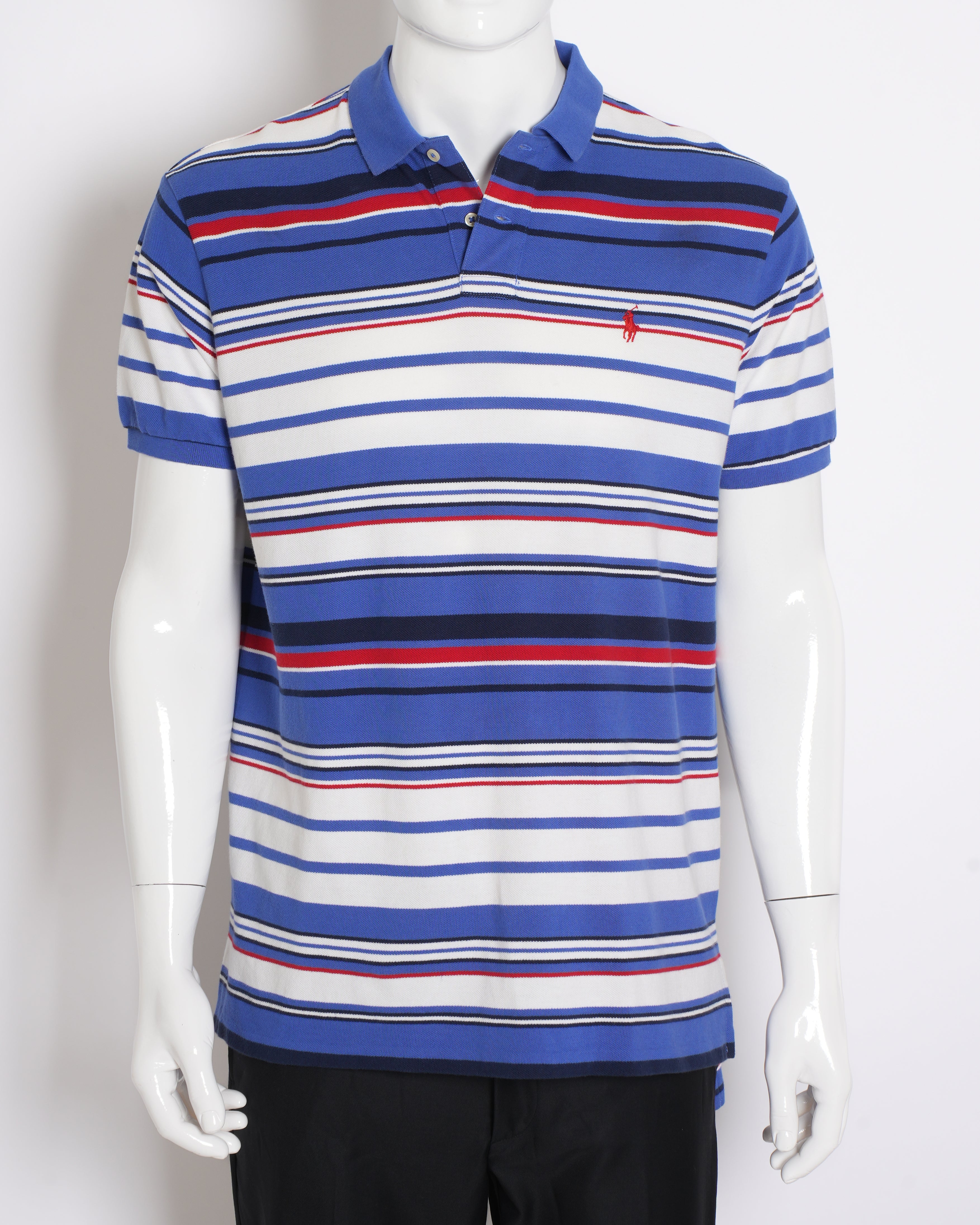 Polo by Ralph Lauren men’s T-shirt in horizontal blue stripes