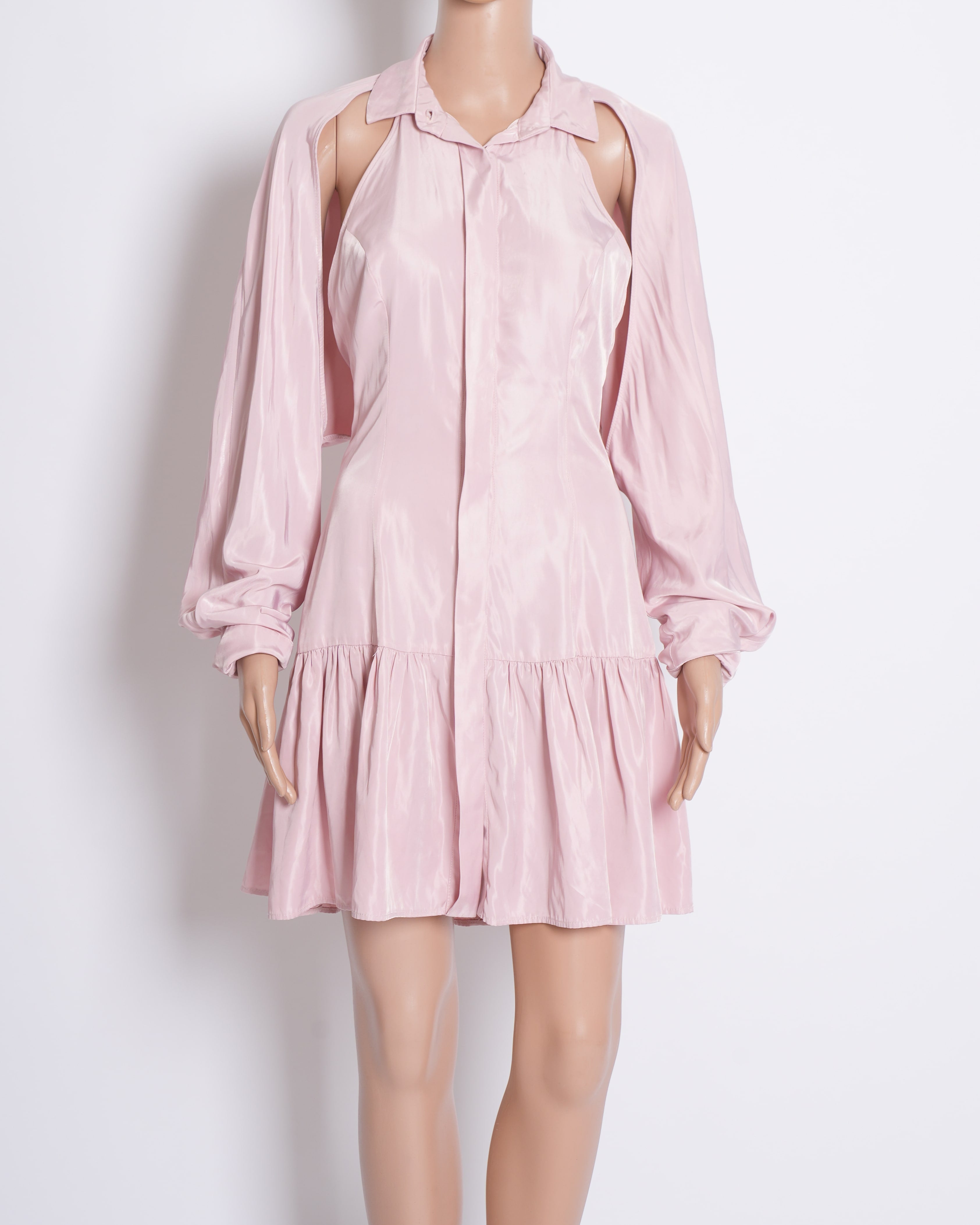 Other Theory Blush Pink Mini Dress