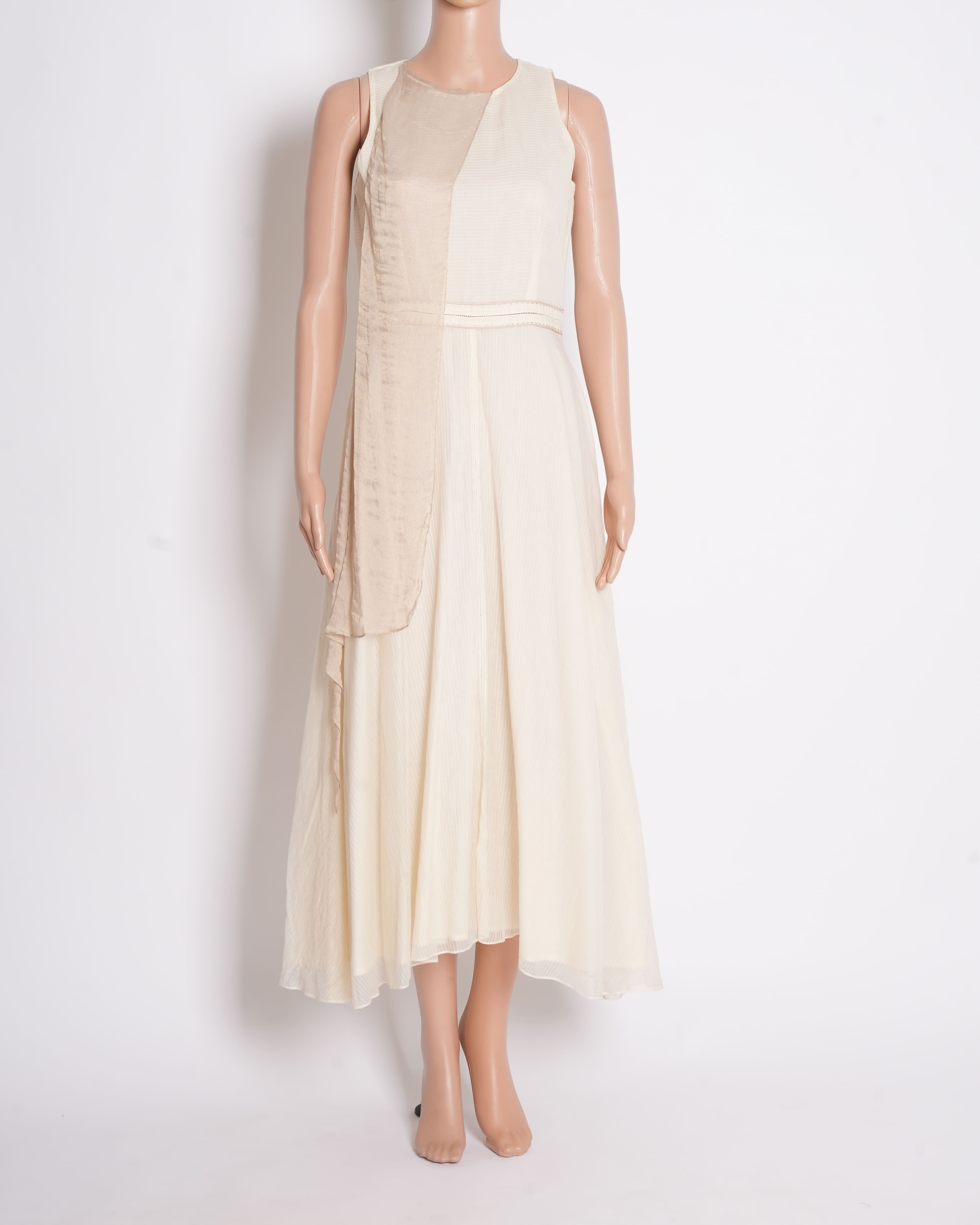 Anita dongre beige dress