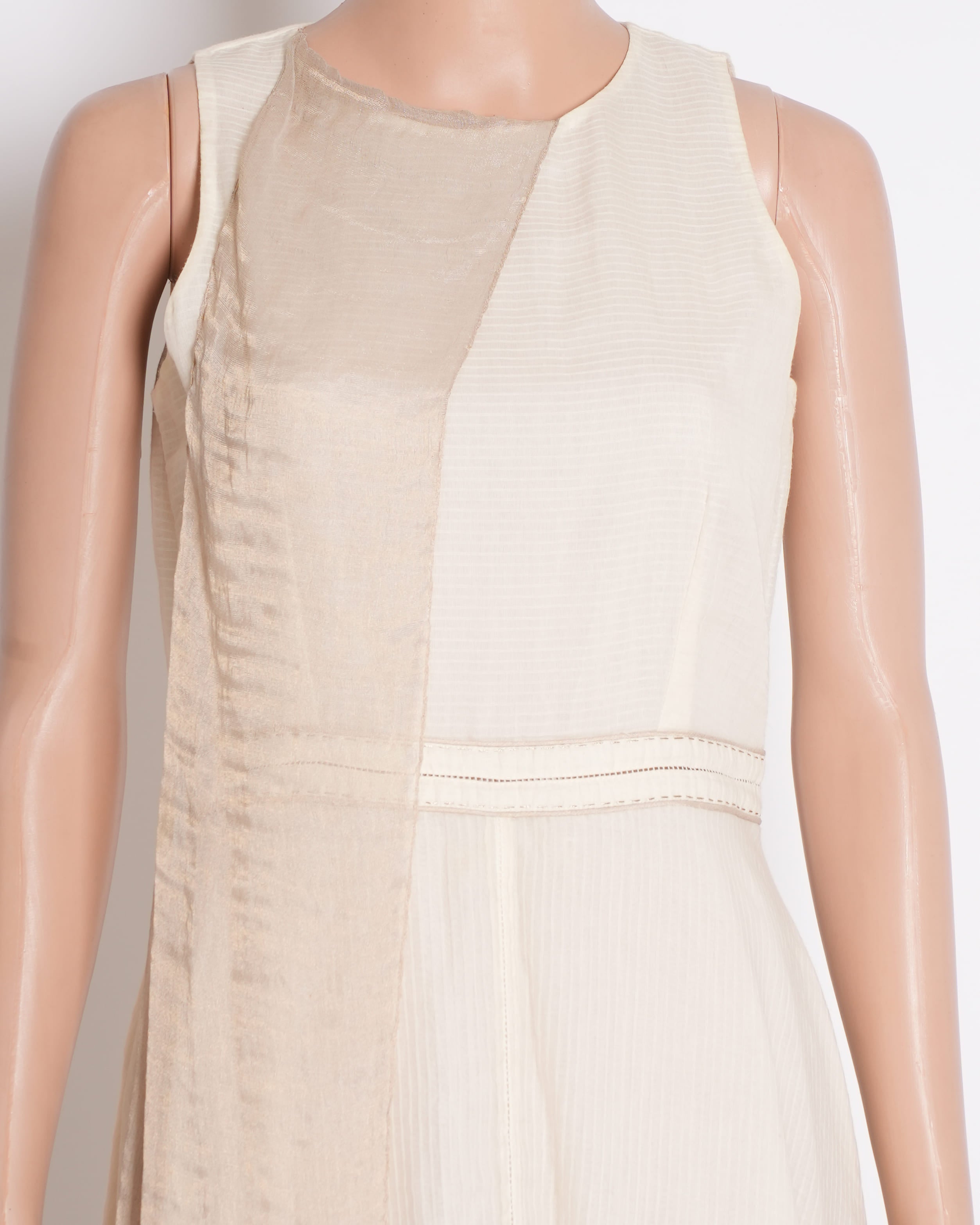 Anita dongre beige dress