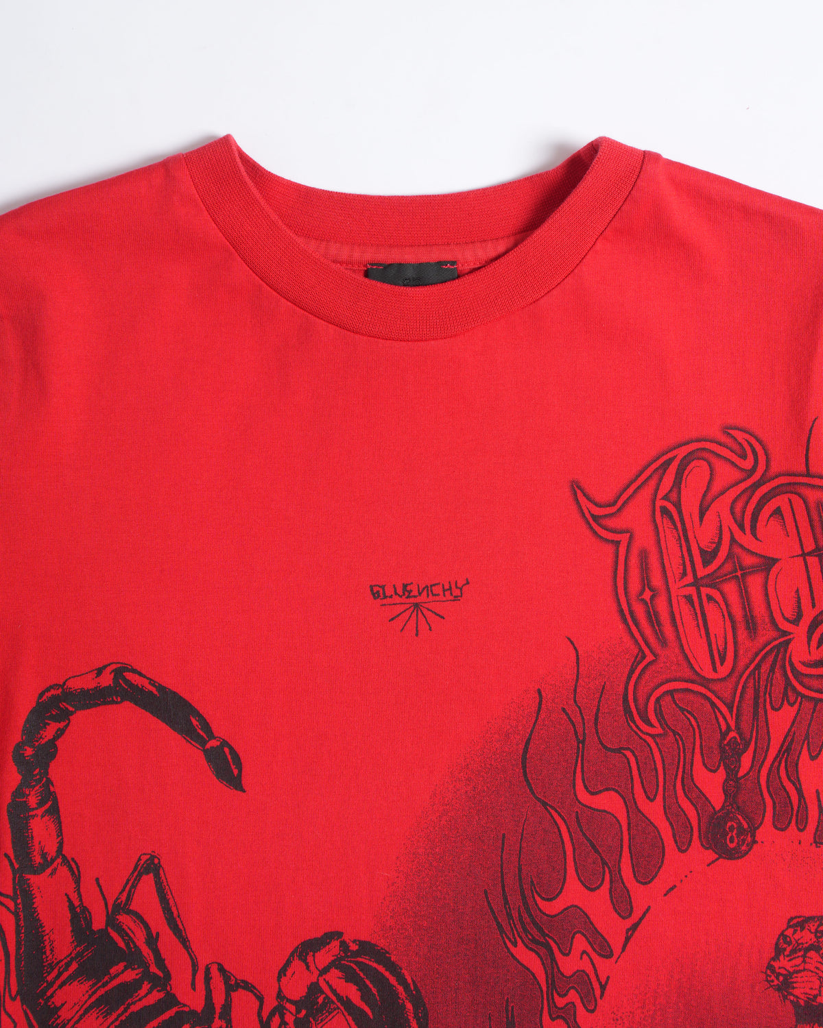 Givenchy Kids Printed T-shirt In Red