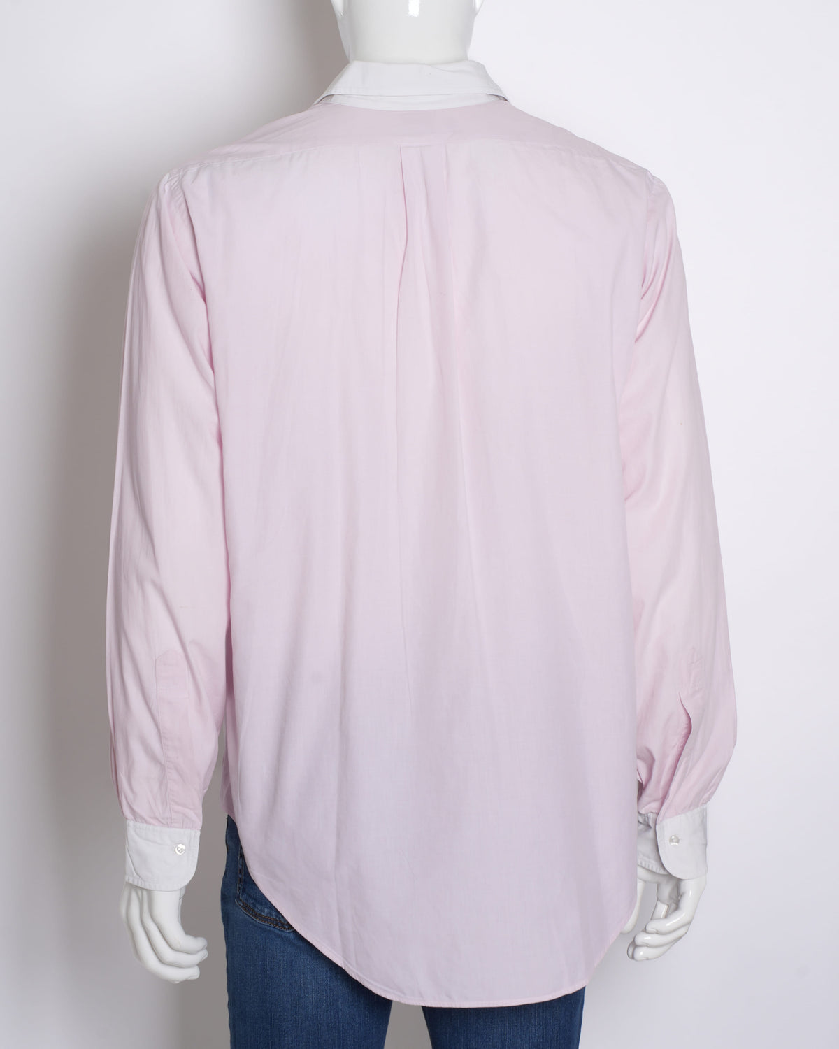Brooks Brothers Button-Down Shirt in Pink with White Collar & Cuff Detailing
