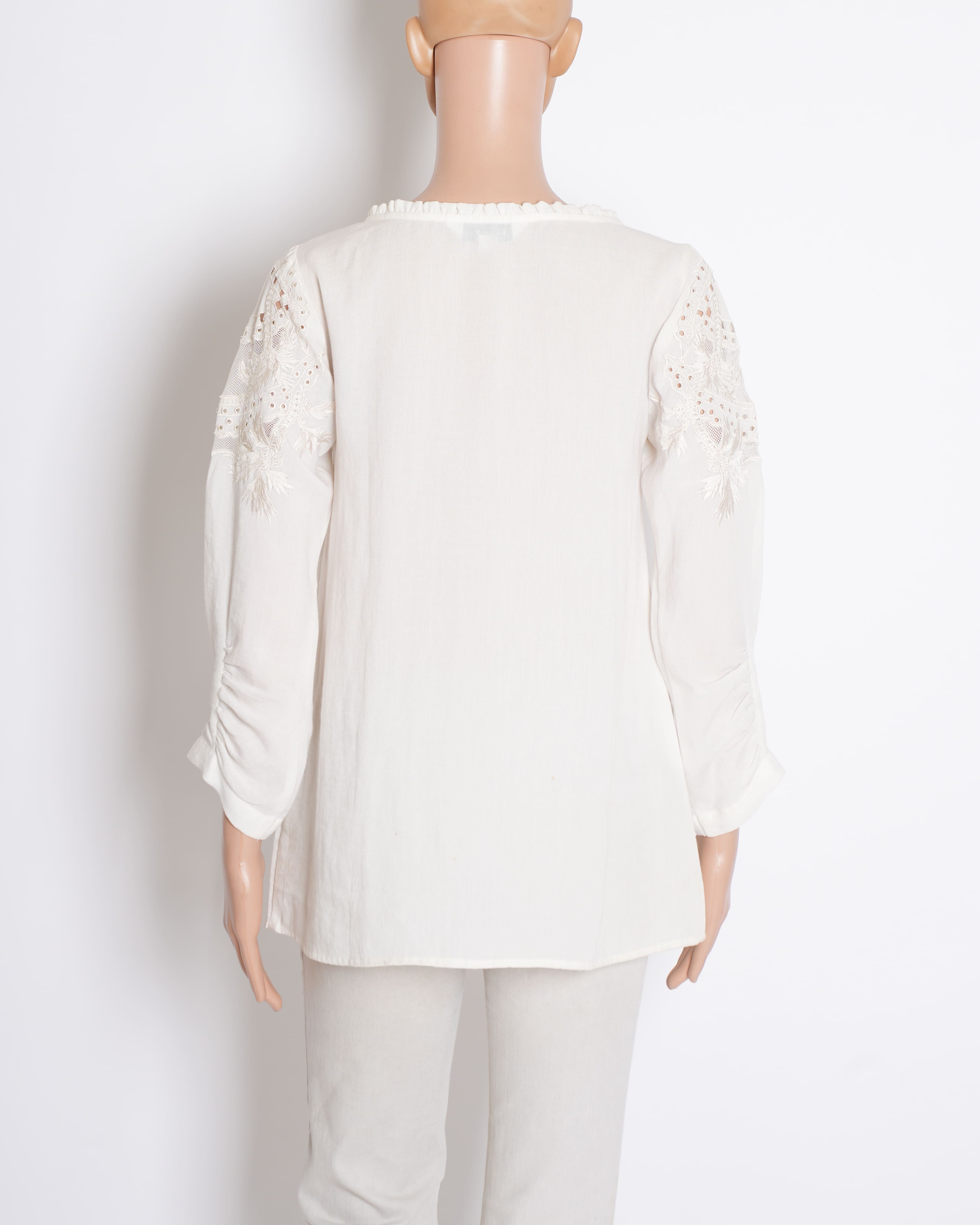 Rana Gill Top In White