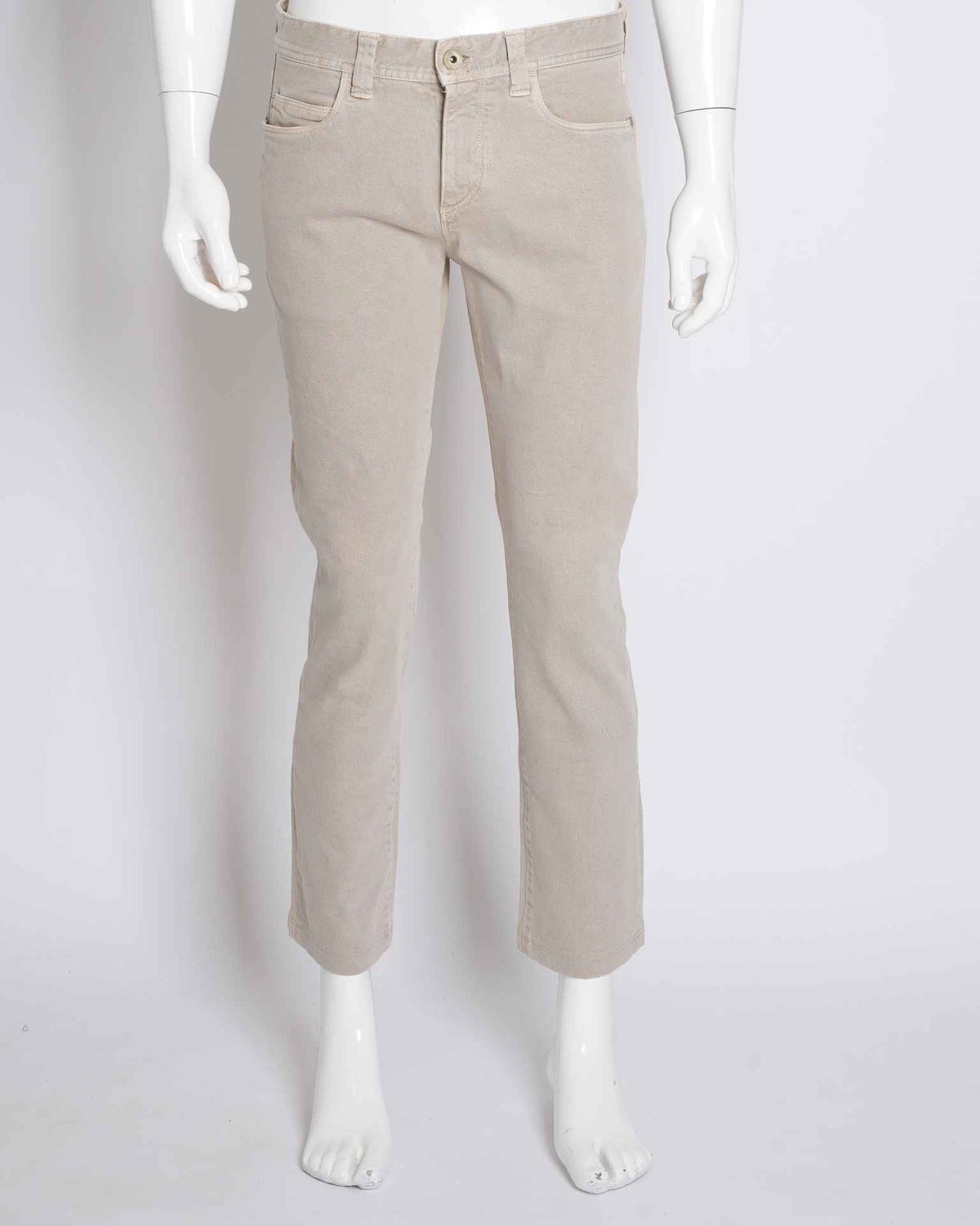 Loro Piana  Men's Slim Fit Pants In Grey