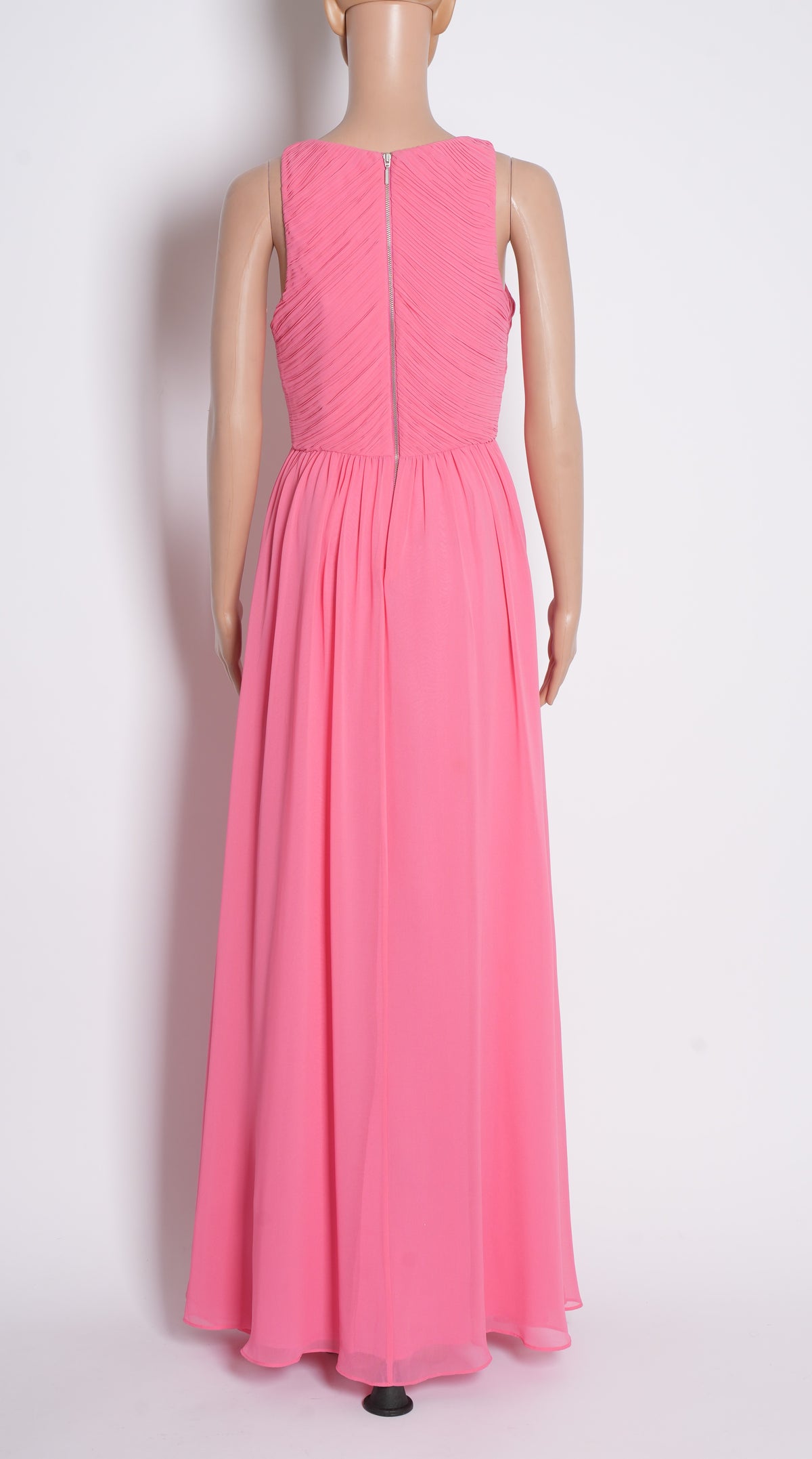 New Armani Exchange Layered Dress In Peach New Armani Exchange Layered Dress In Peach