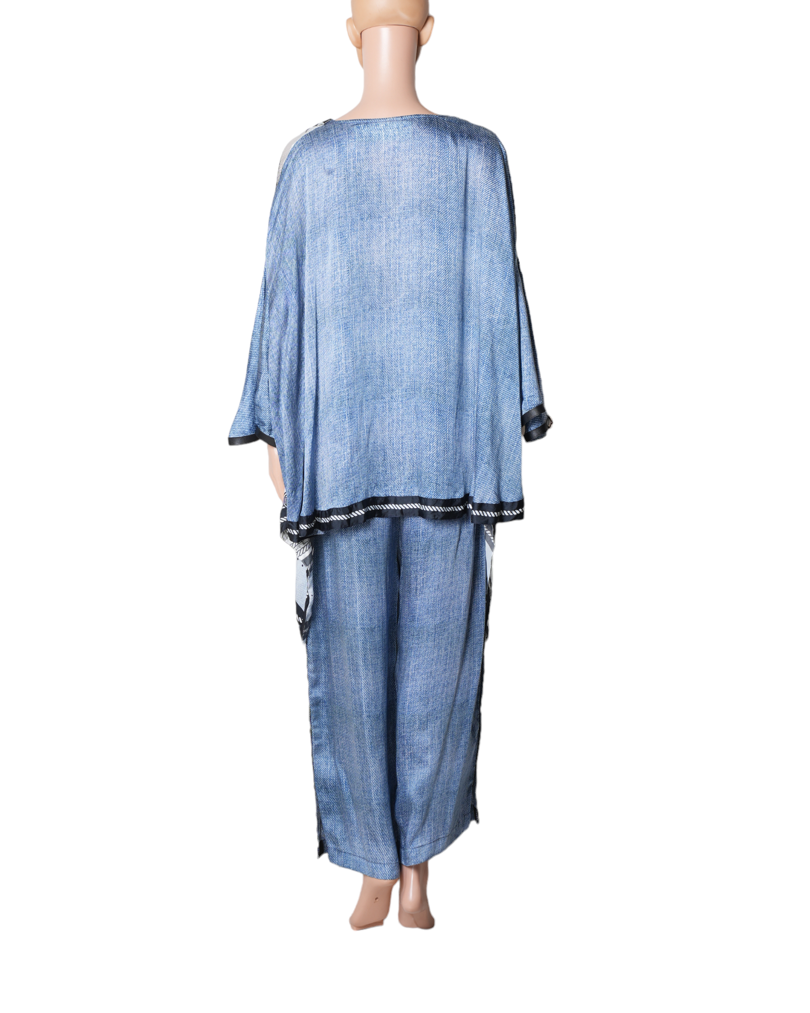 Kamli Pret Blue Kaftan Set