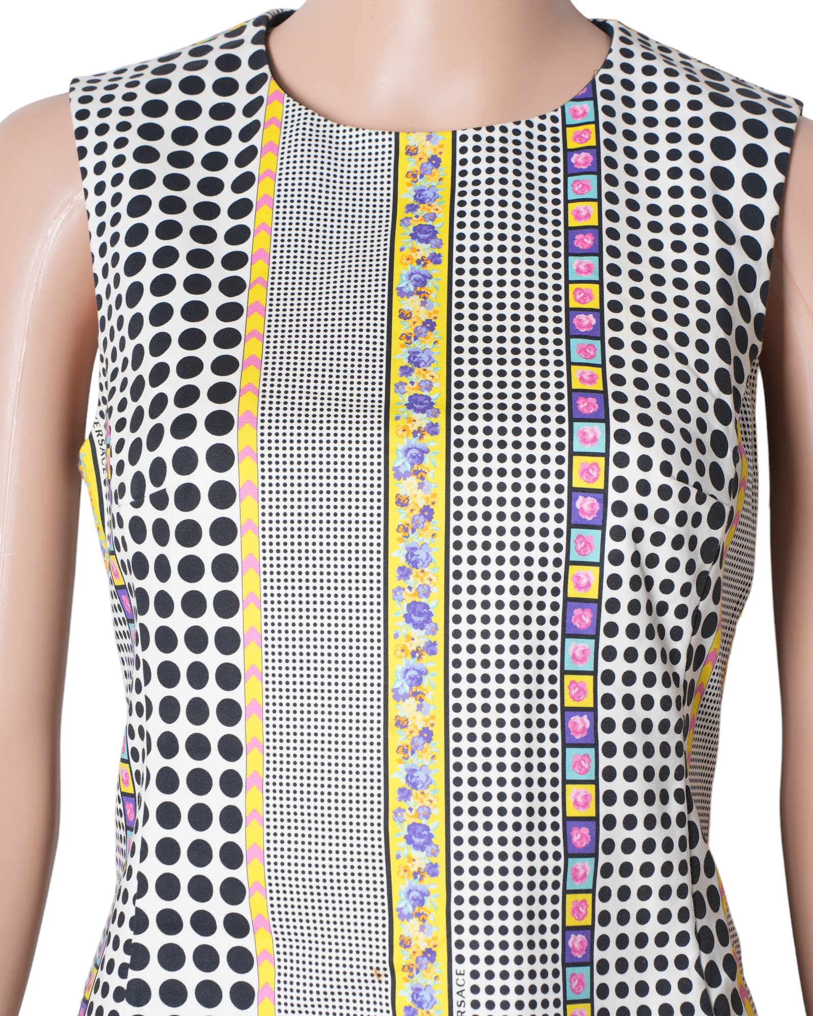 Versace Resort 2011 Dot Printed Dress