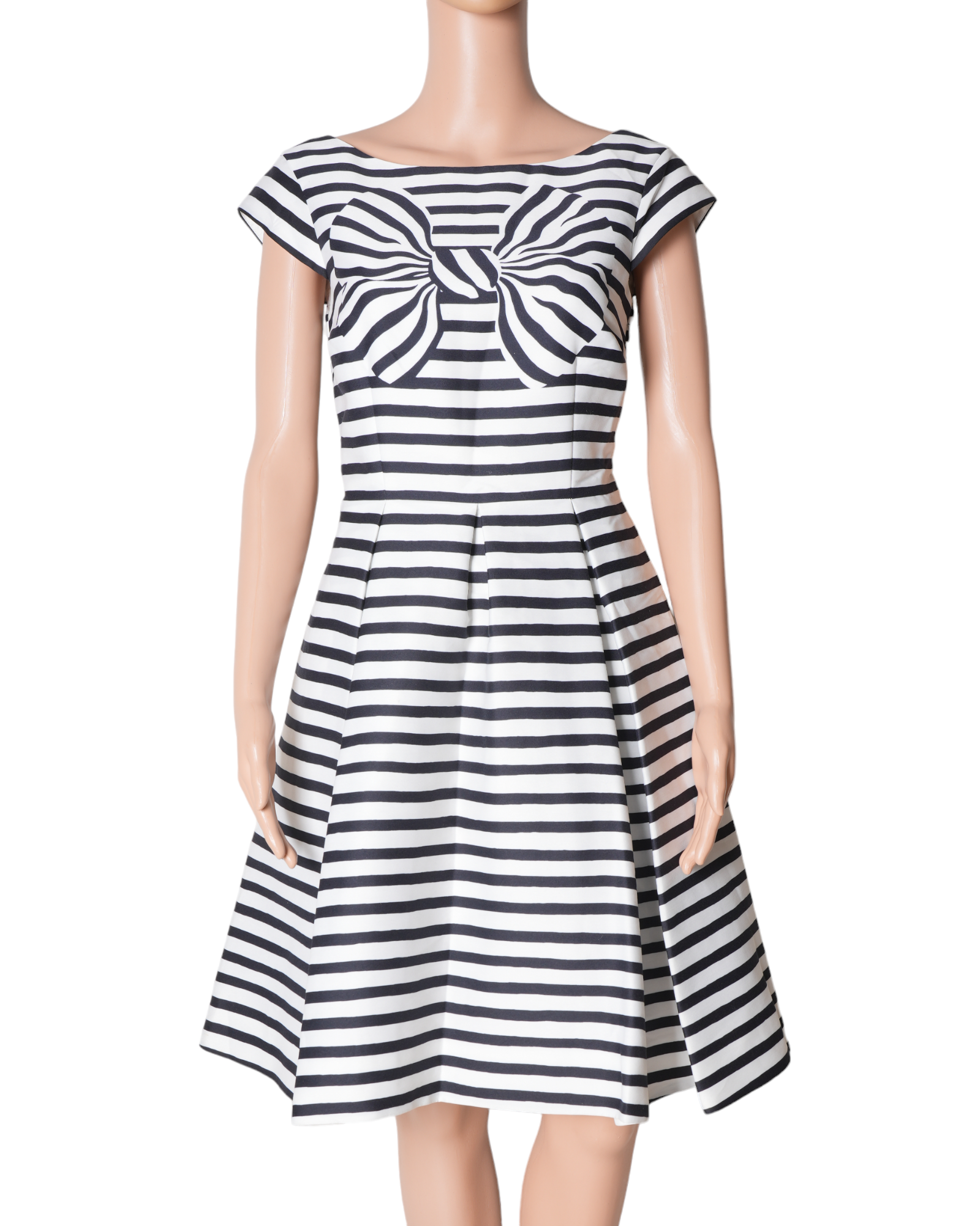 Kate Spade New York Bow Stripe Mariellr Fitted Dress
