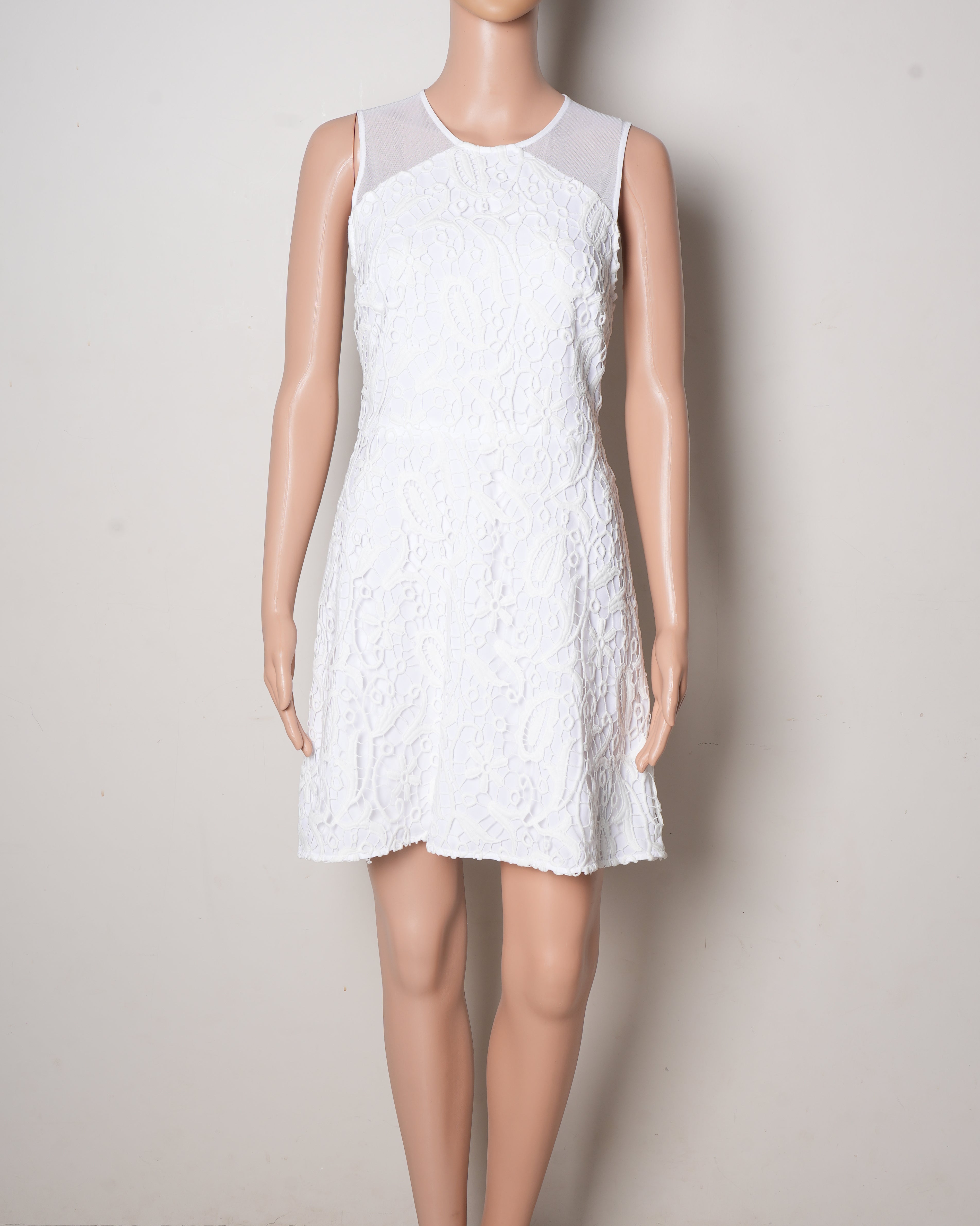 Sandro Lace With White Dress