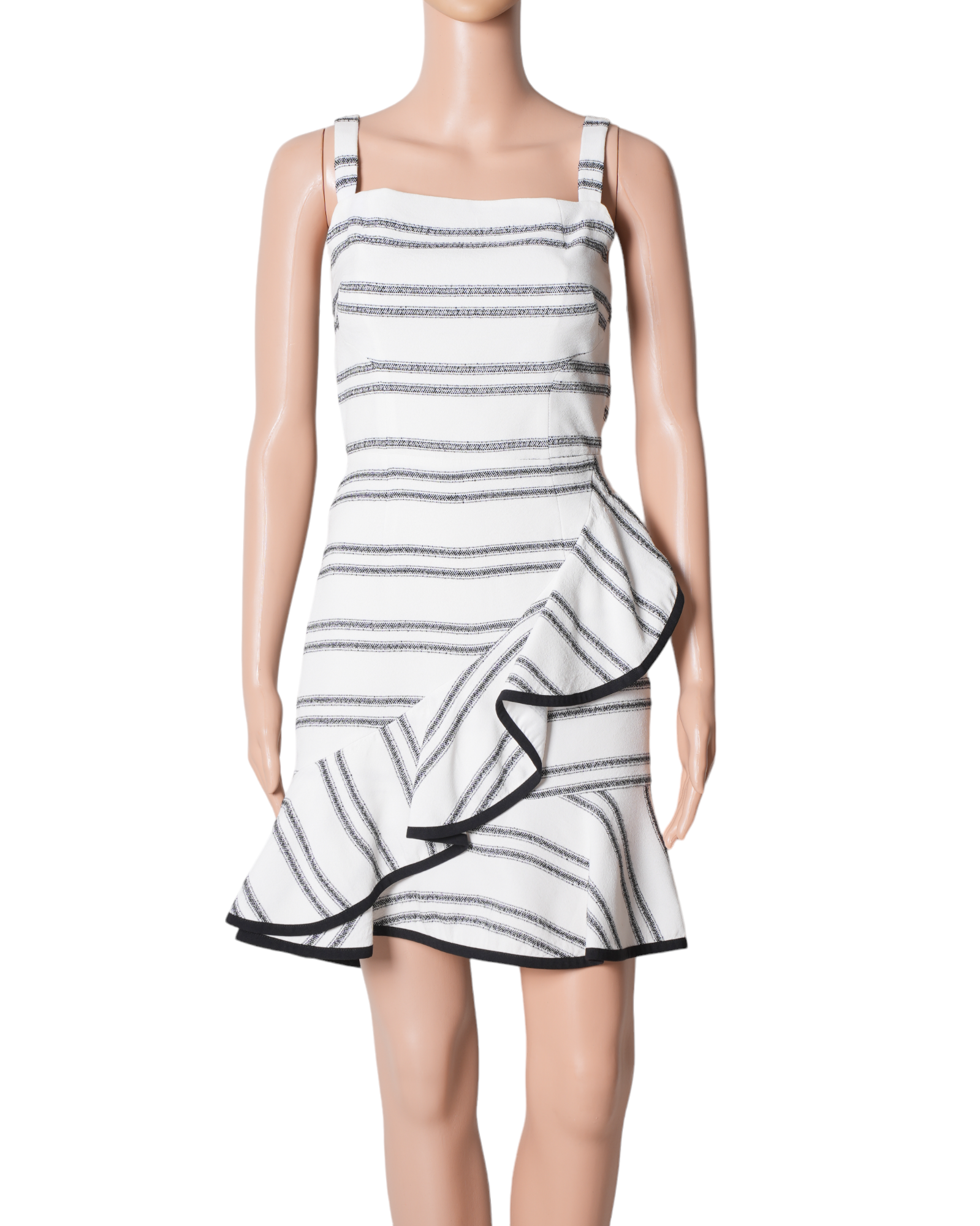 Rebecca Vallance Mini Dress In Black & White