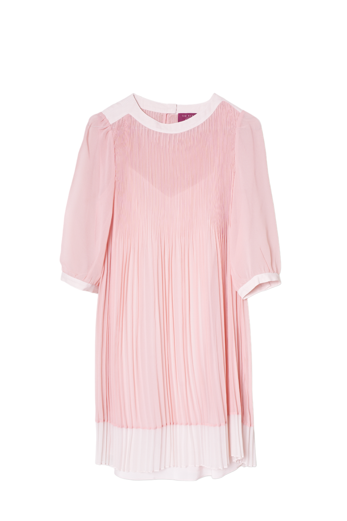 Ted Baker Pleated Dress With Sleeves