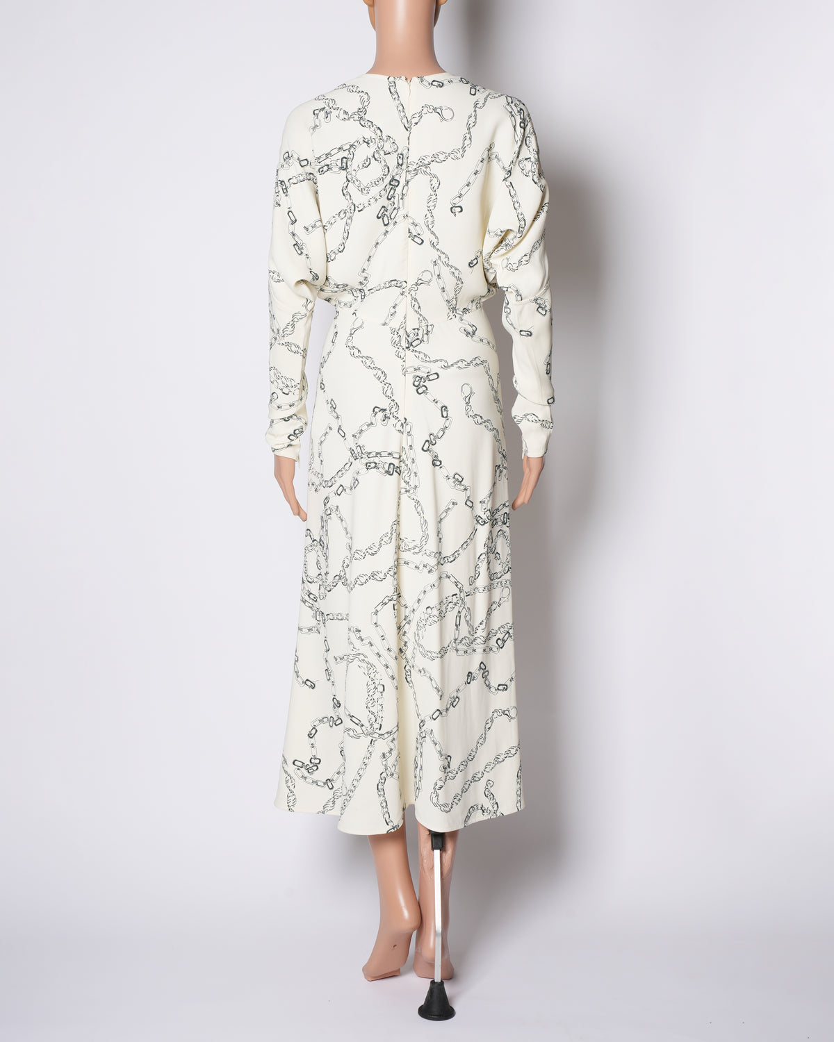 Victoria Beckham White Chain Dress