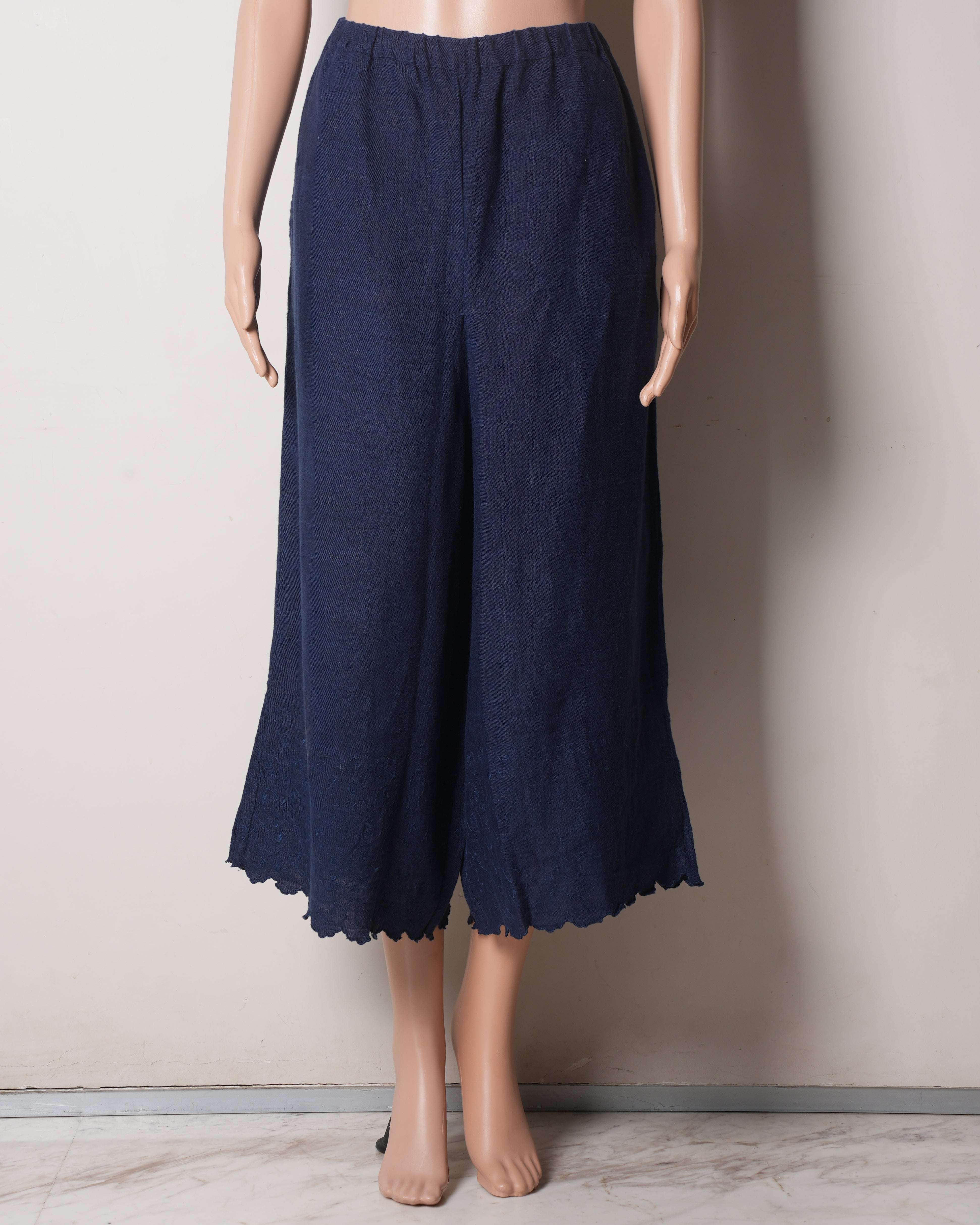 Eka Culottes With Scallop Hem