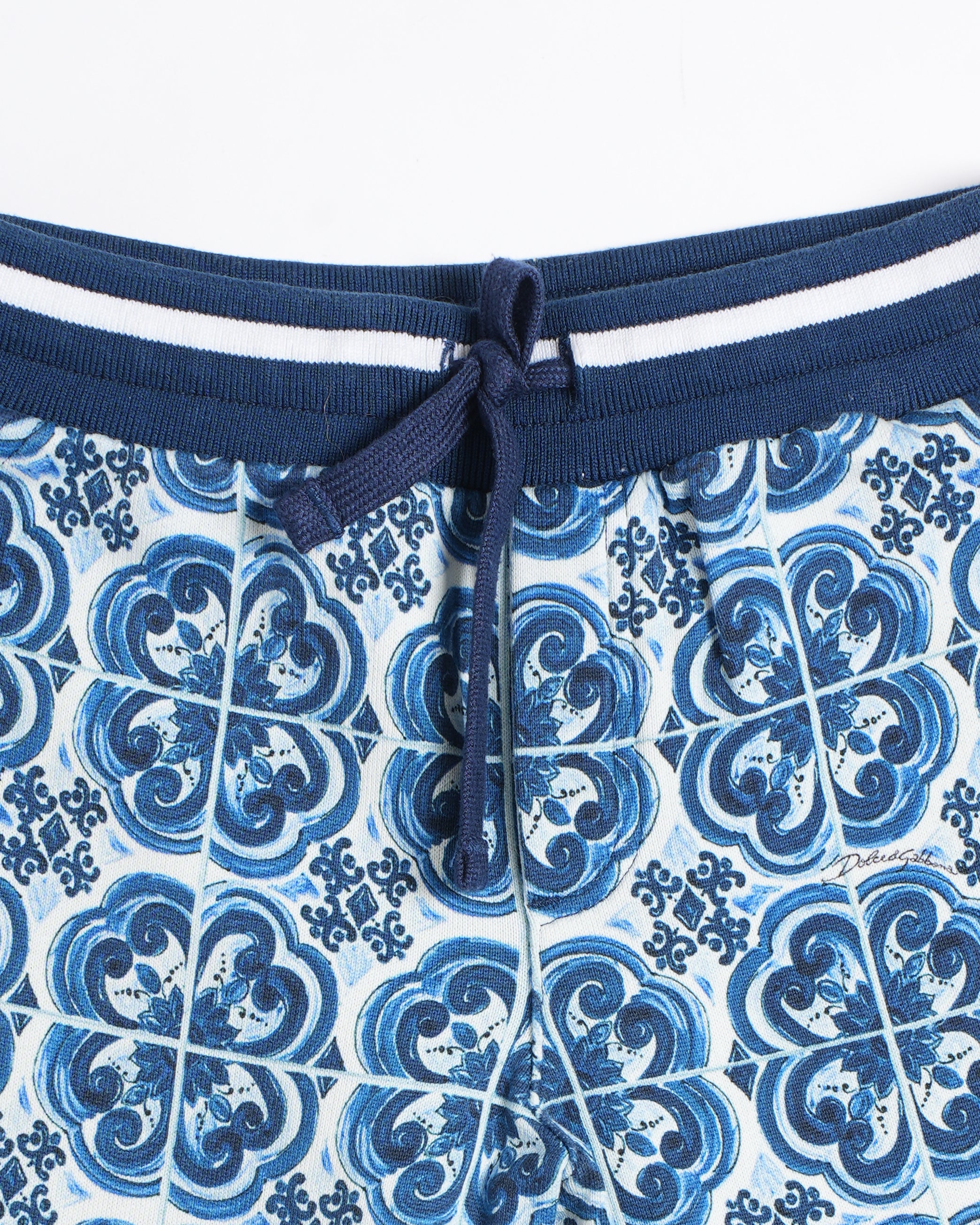 Dolce & Gabbana Kids Majolica Print Pants