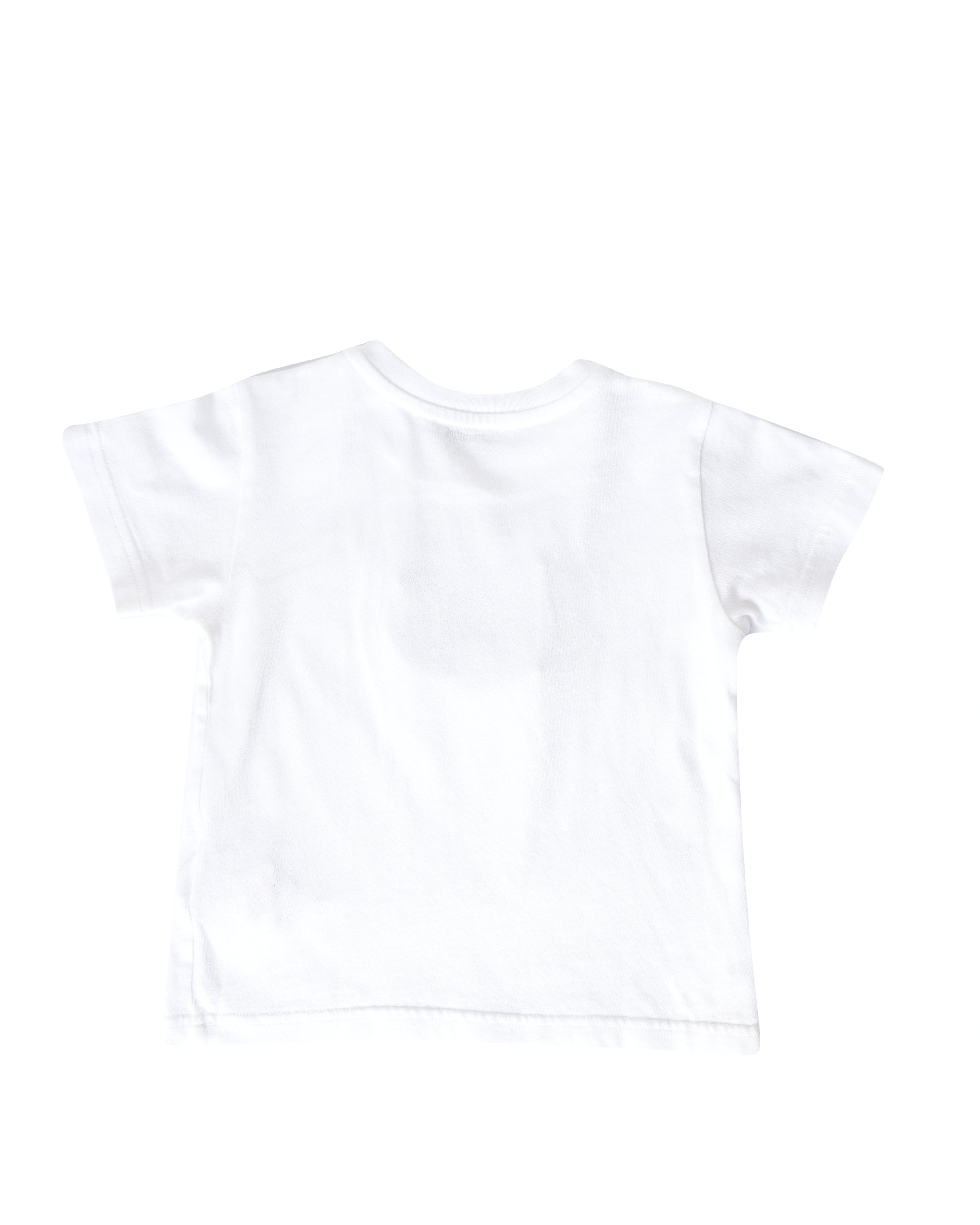 Dolce & Gabbana White Jersey T-Shirt With Textured Logo Patch