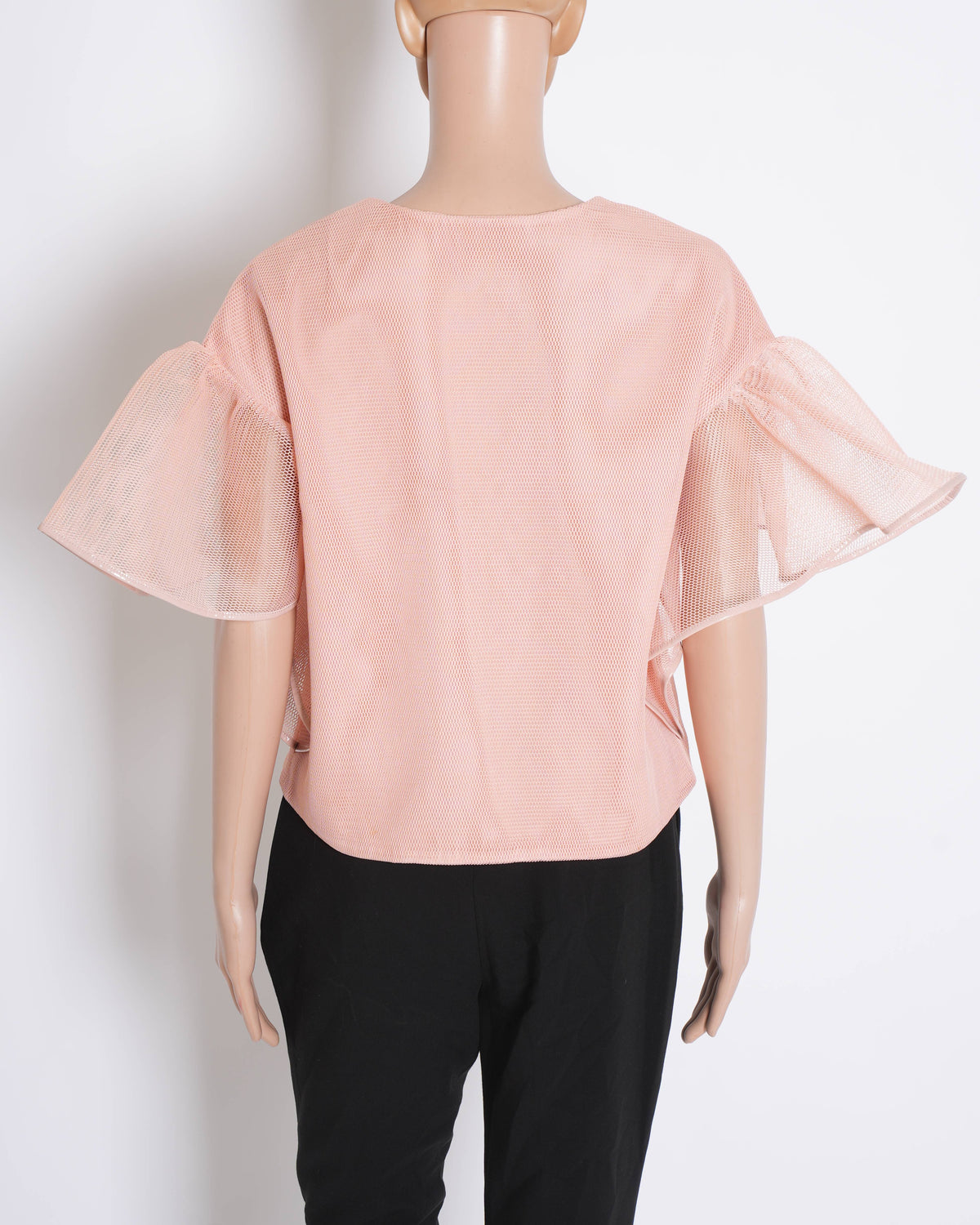 Pankaj & Nidhi Peach floral top