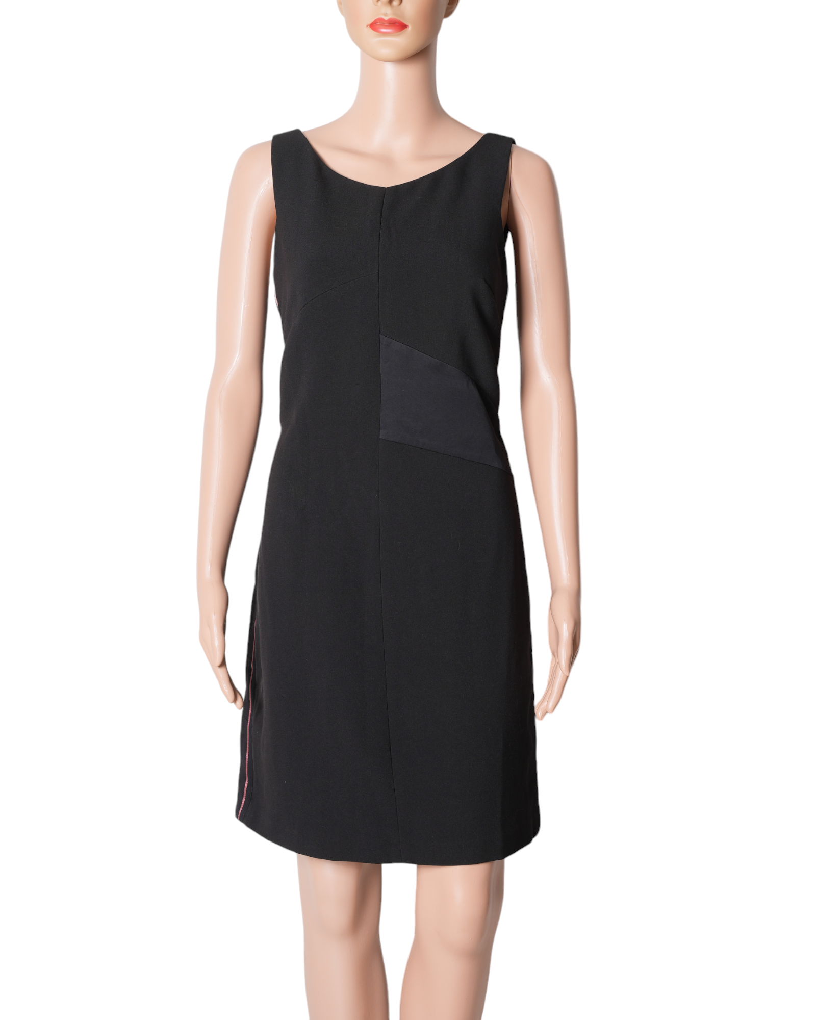 NEW Armani Exchange Black Dress With Copper Colour Strap Detail