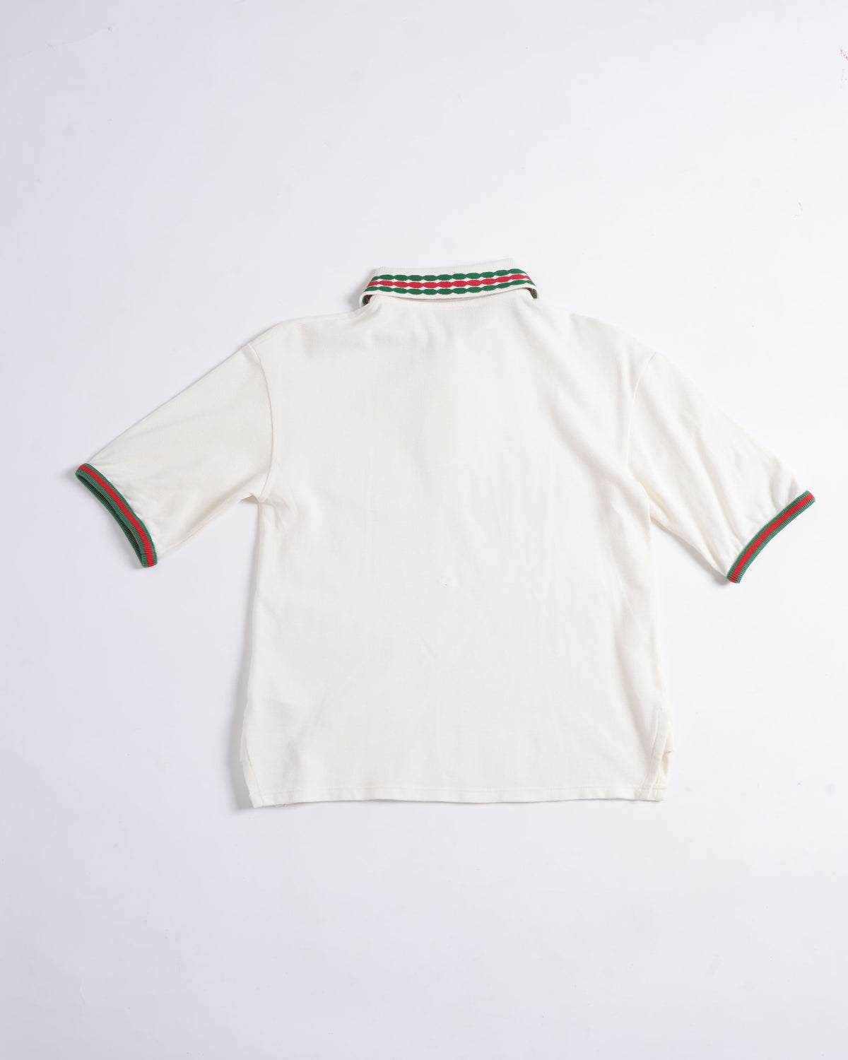 Gucci Kids Polo In White Boys