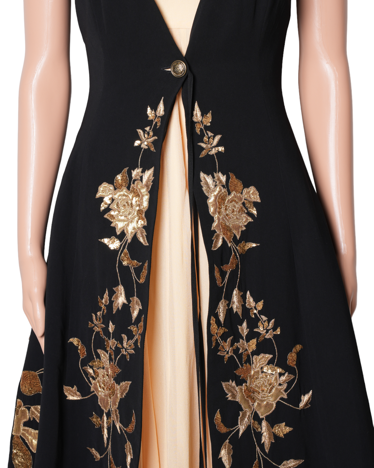 Shilpa Reddy Black Anarkali Set