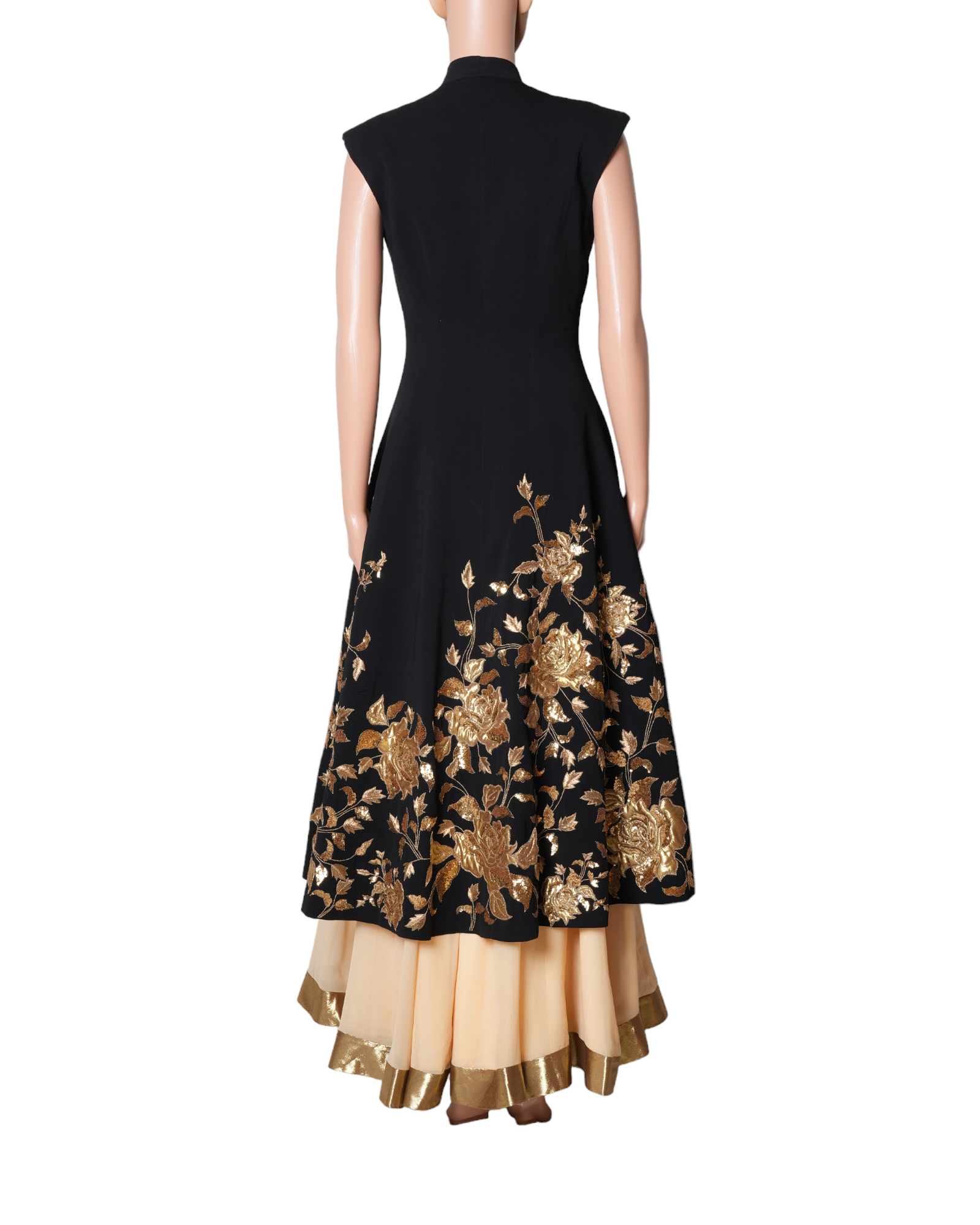 Shilpa Reddy Black Anarkali Set