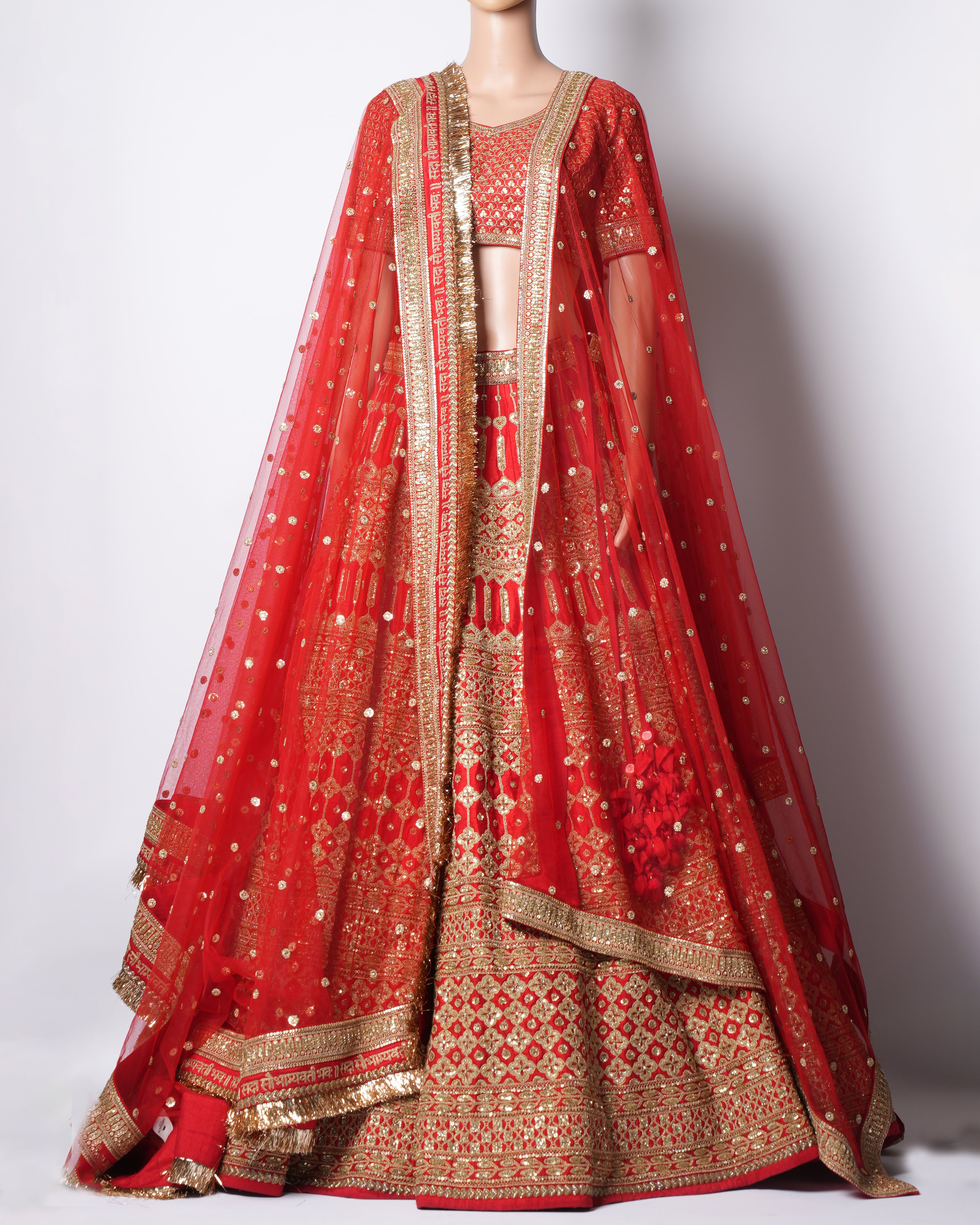 Sabyasachi Red Bridal Lehenga