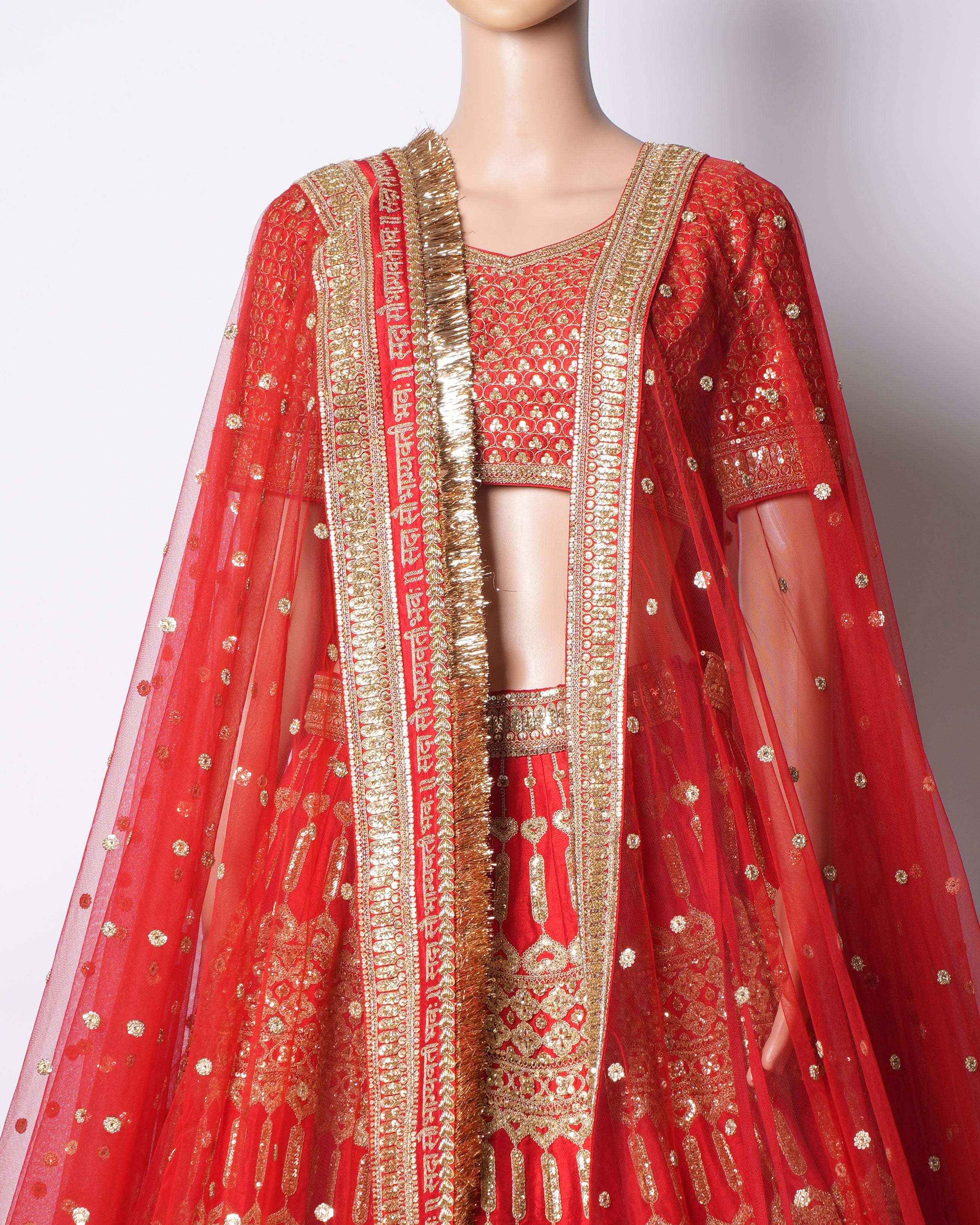 Sabyasachi Red Bridal Lehenga