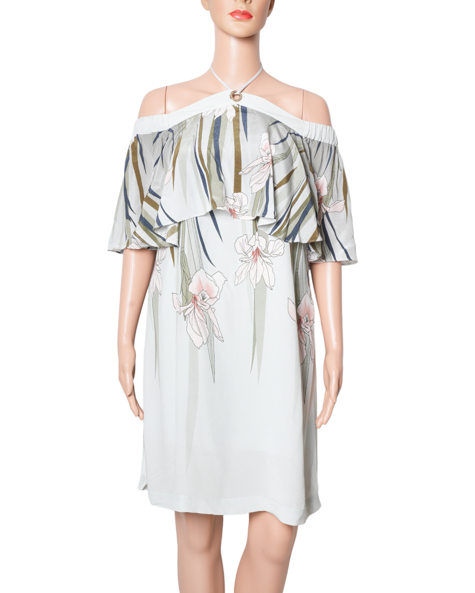 Ted Baker Pipper Willow Cold Shoulder Overlay Romper