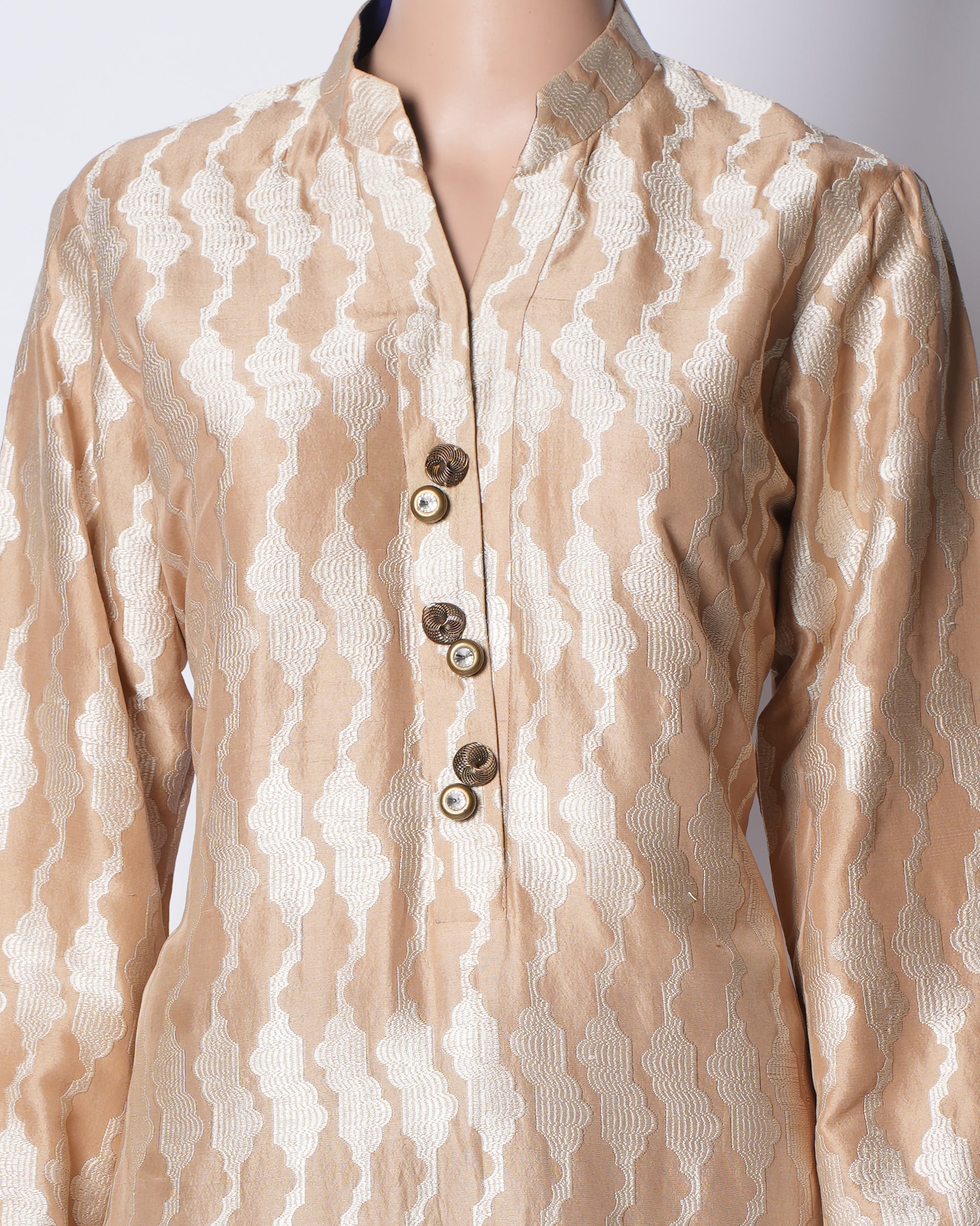 Sania Maskatiya Chinese Collar Kurta