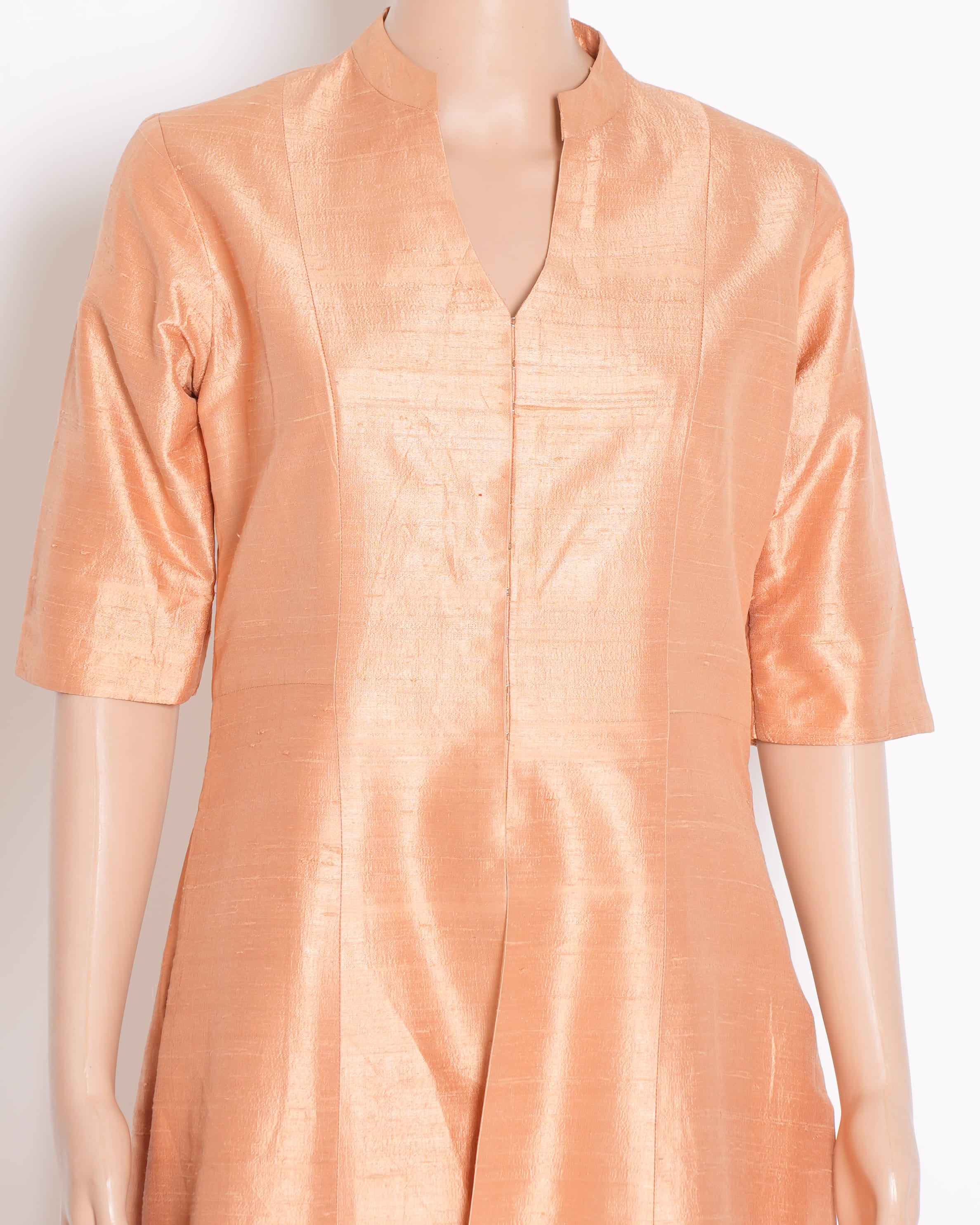 Anita Dongre Peach Embroidered Kurta with Palazzo Set of 2