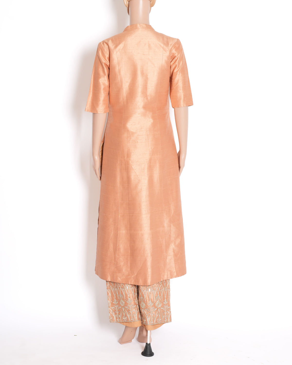 Anita Dongre Peach Embroidered Kurta with Palazzo Set of 2