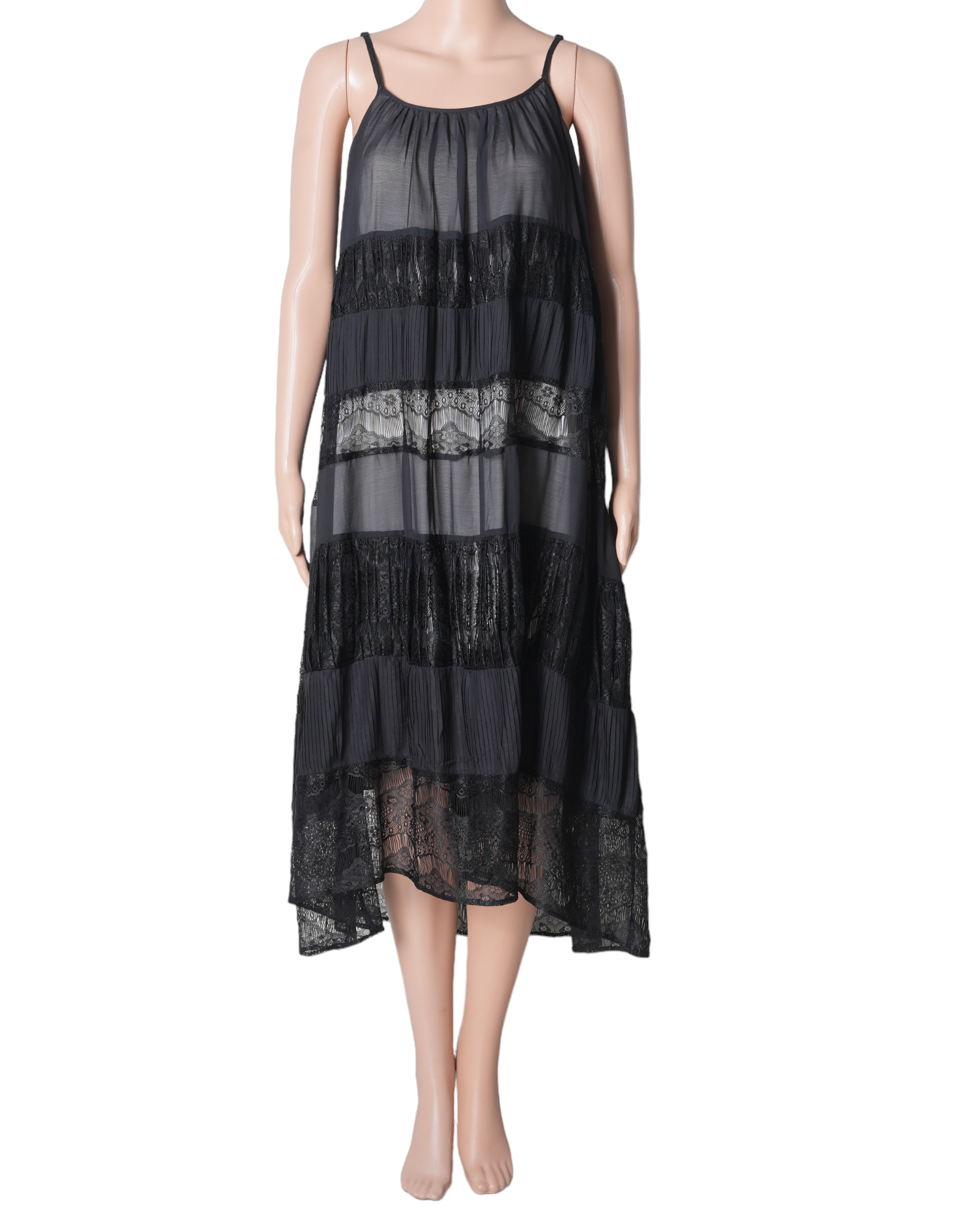 Alice + Olivia Black Dress Lace Work