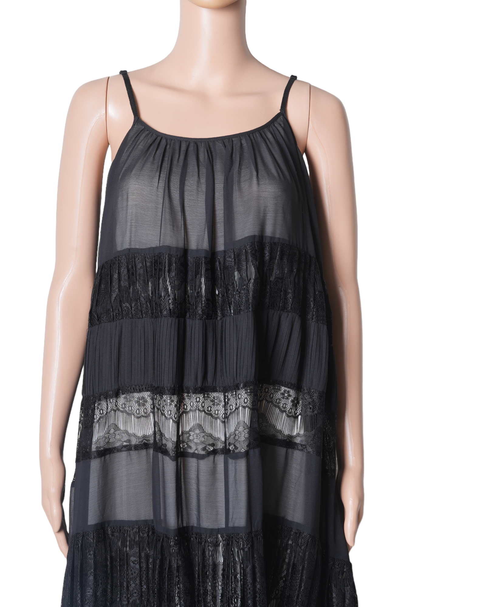 Alice + Olivia Black Dress Lace Work