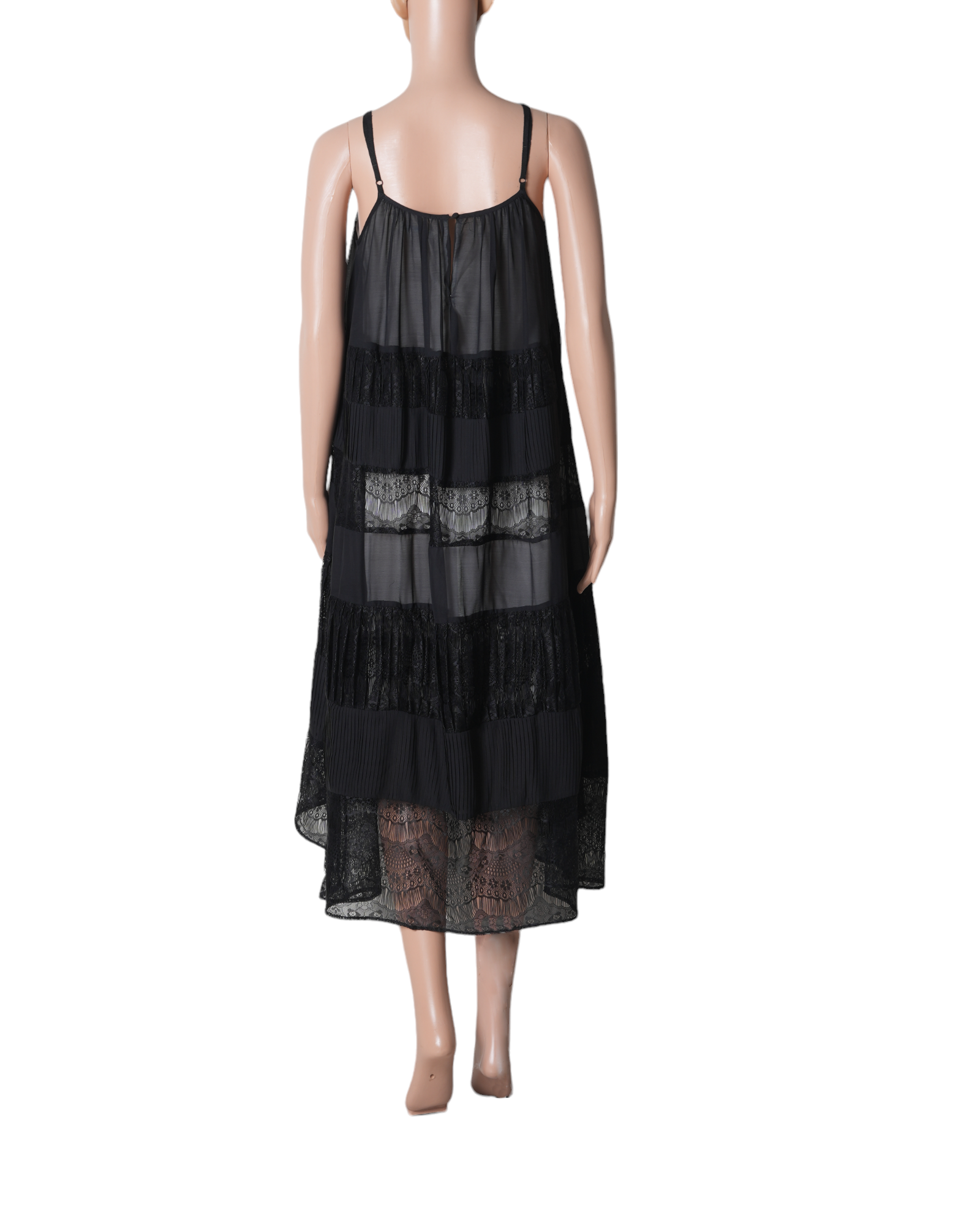 Alice + Olivia Black Dress Lace Work