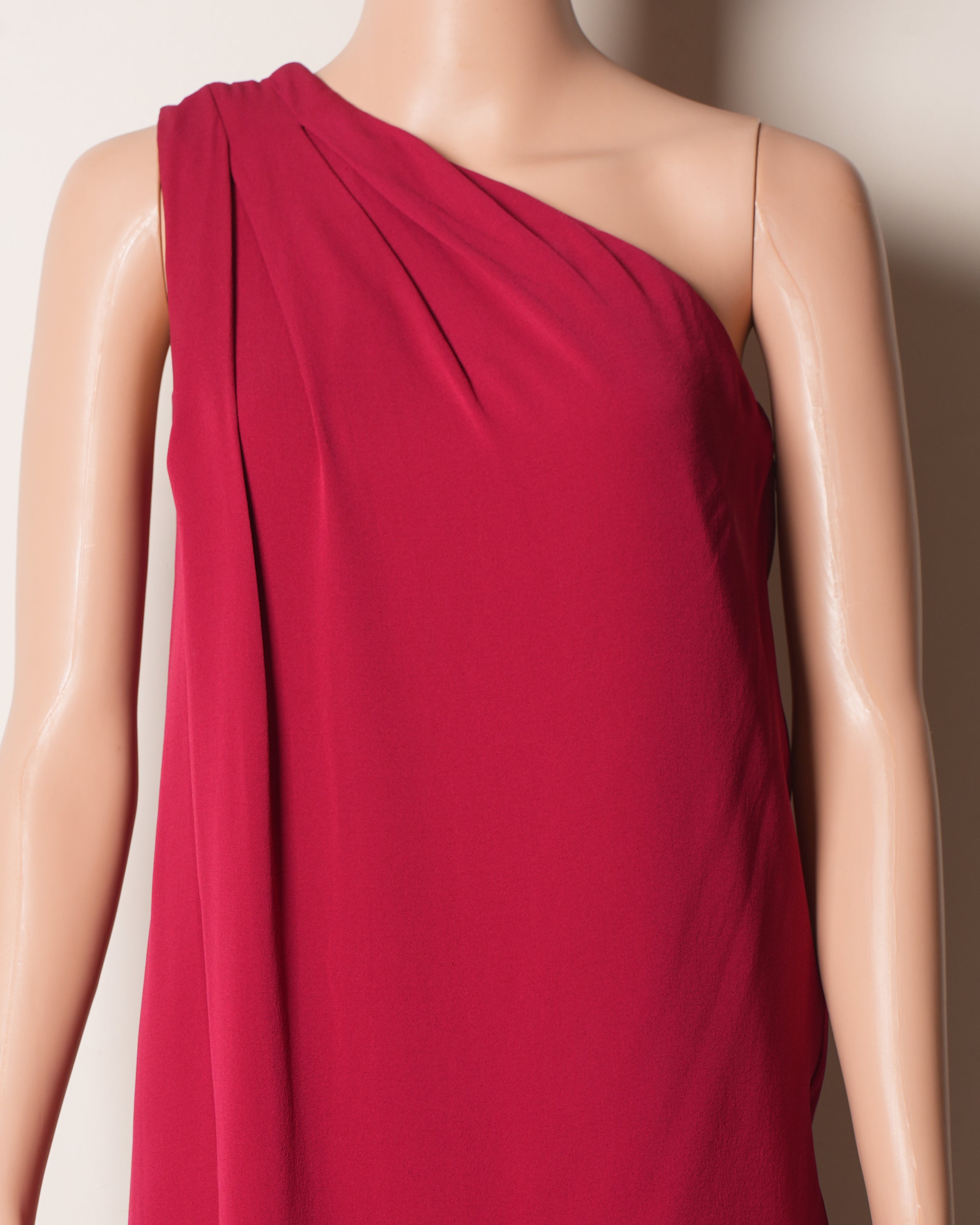 DVF Red One Shoulder