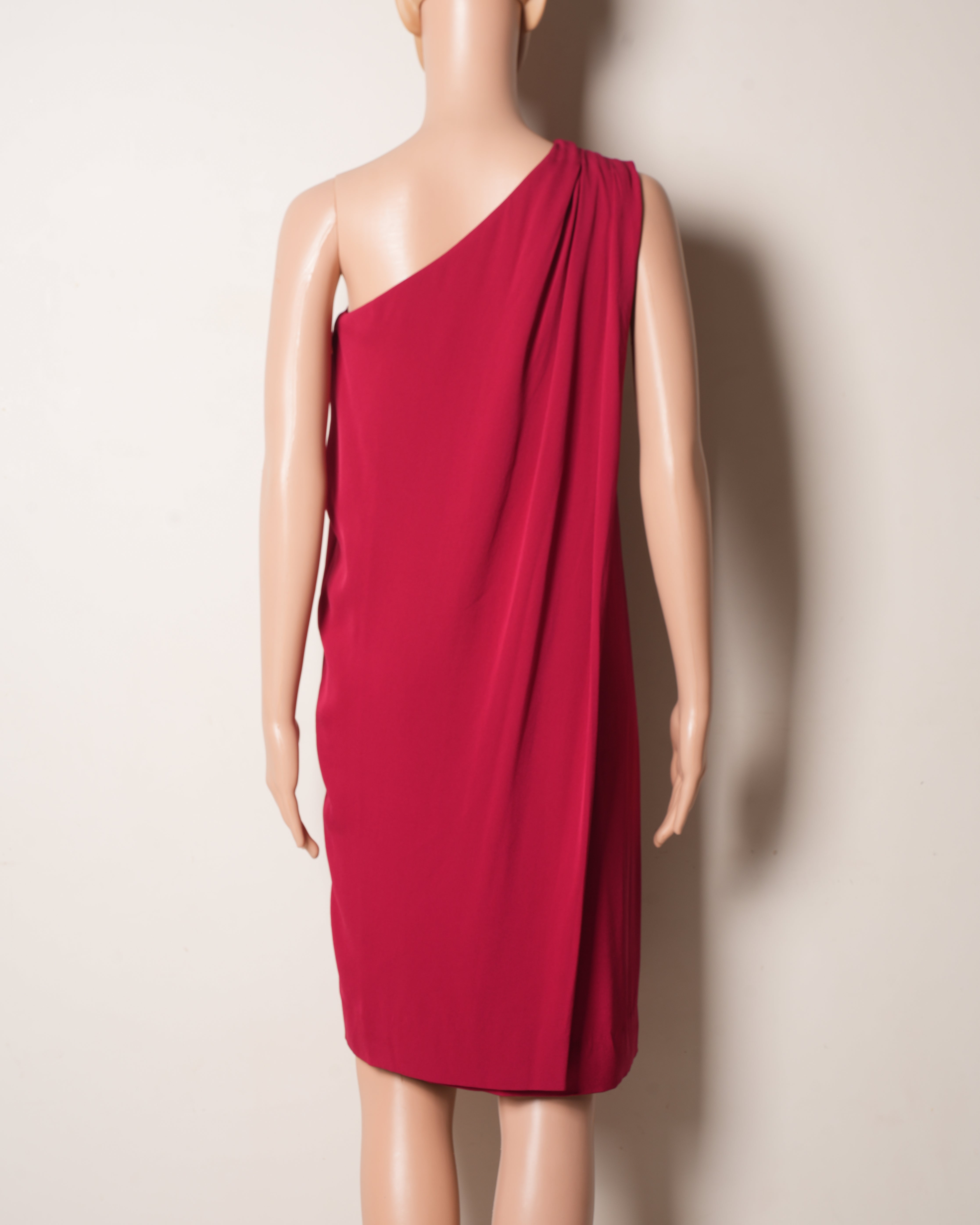 DVF Red One Shoulder